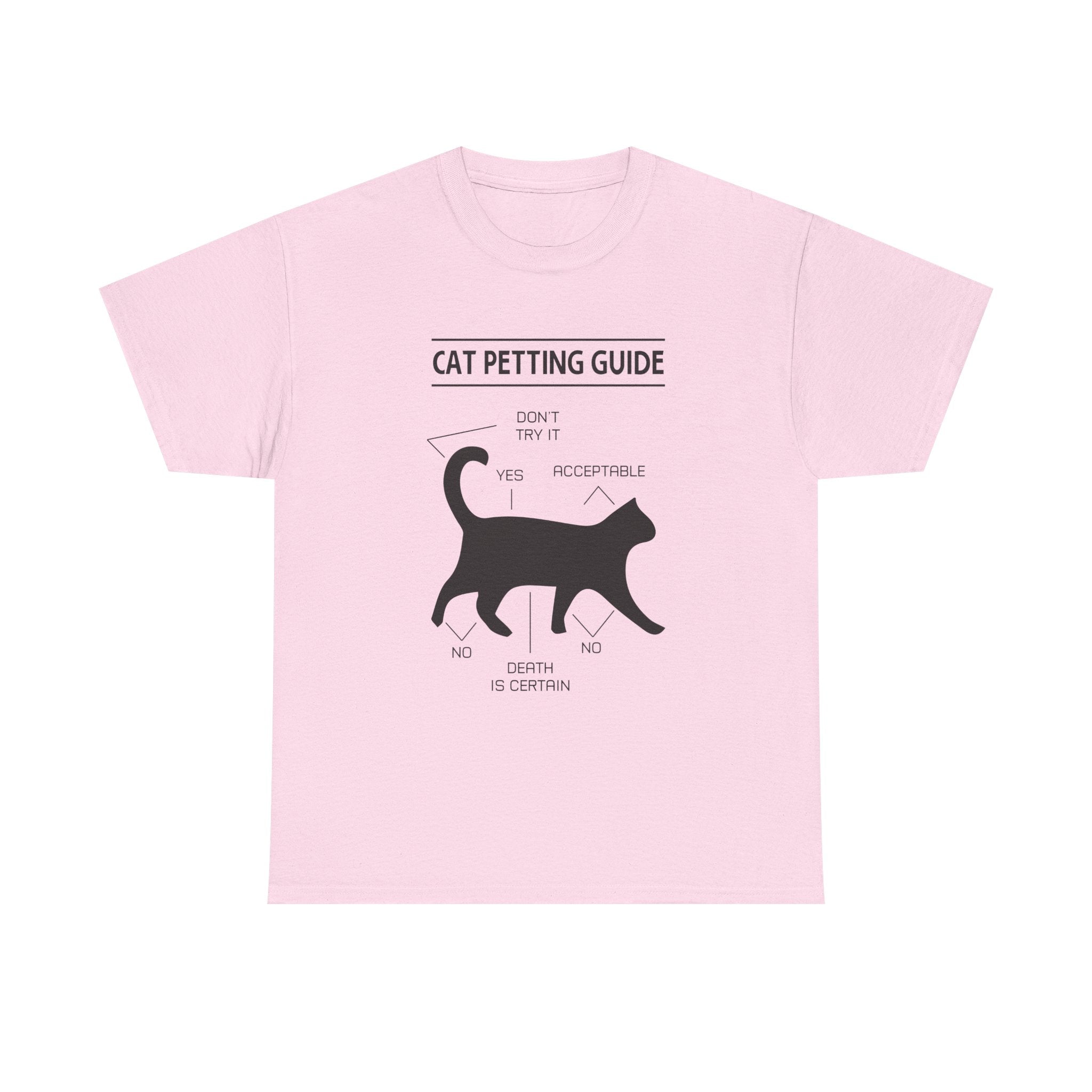 Cat Petting Guide T-shirt - Huurdies