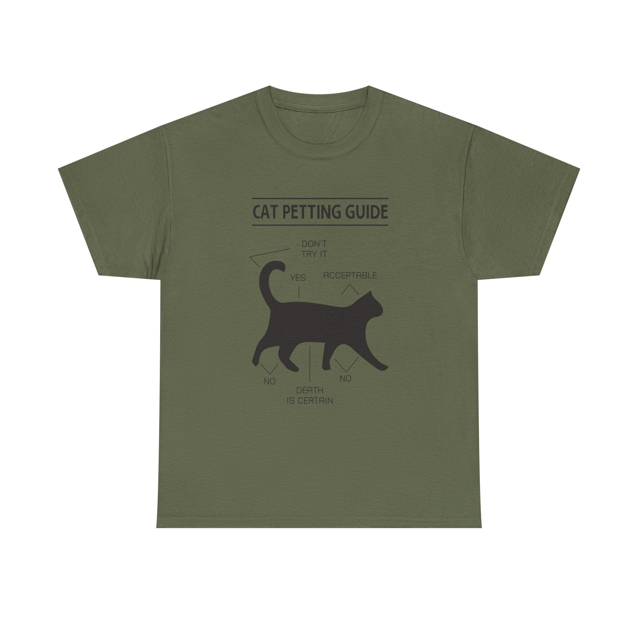 Cat Petting Guide T-shirt - Huurdies