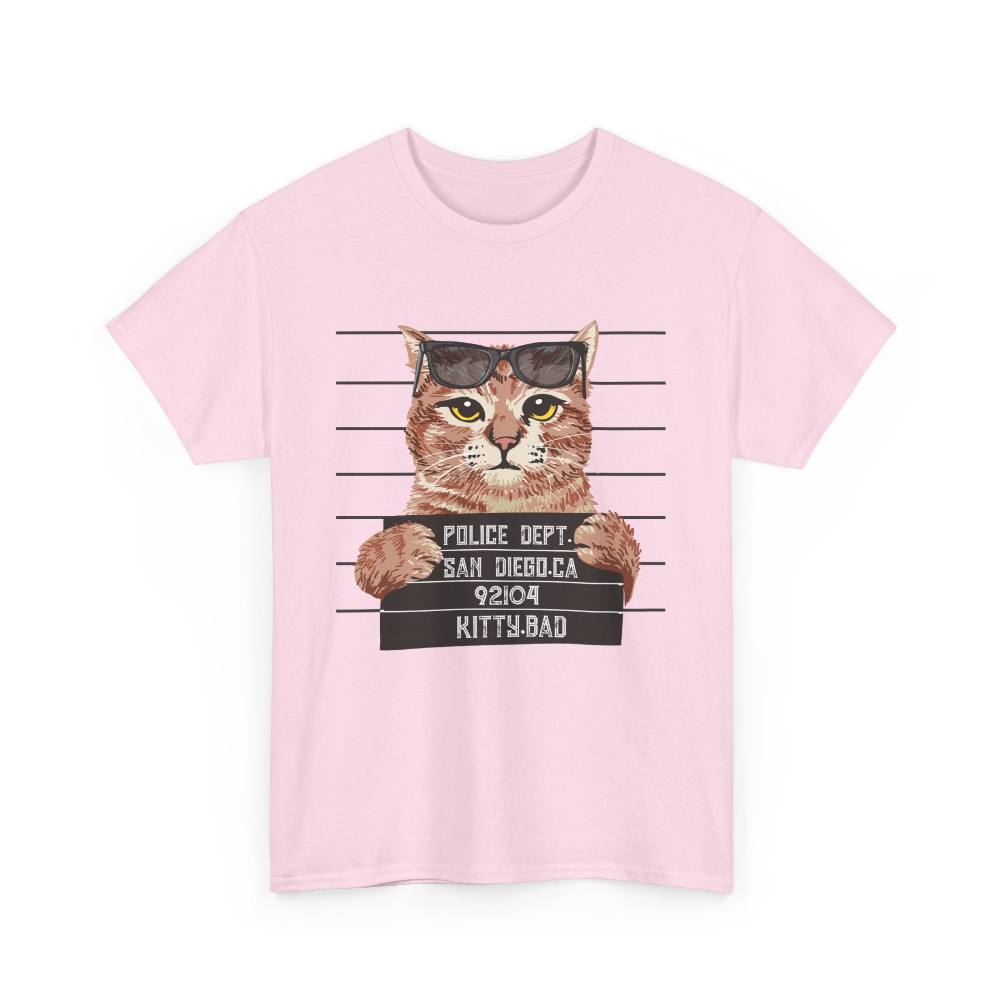 Arrested Cat T-shirt - Huurdies