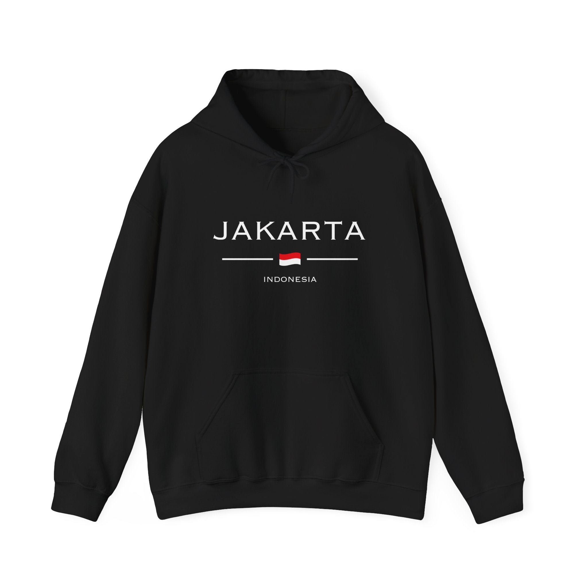 Jakarta Hoodies Zwart Vooraanzicht