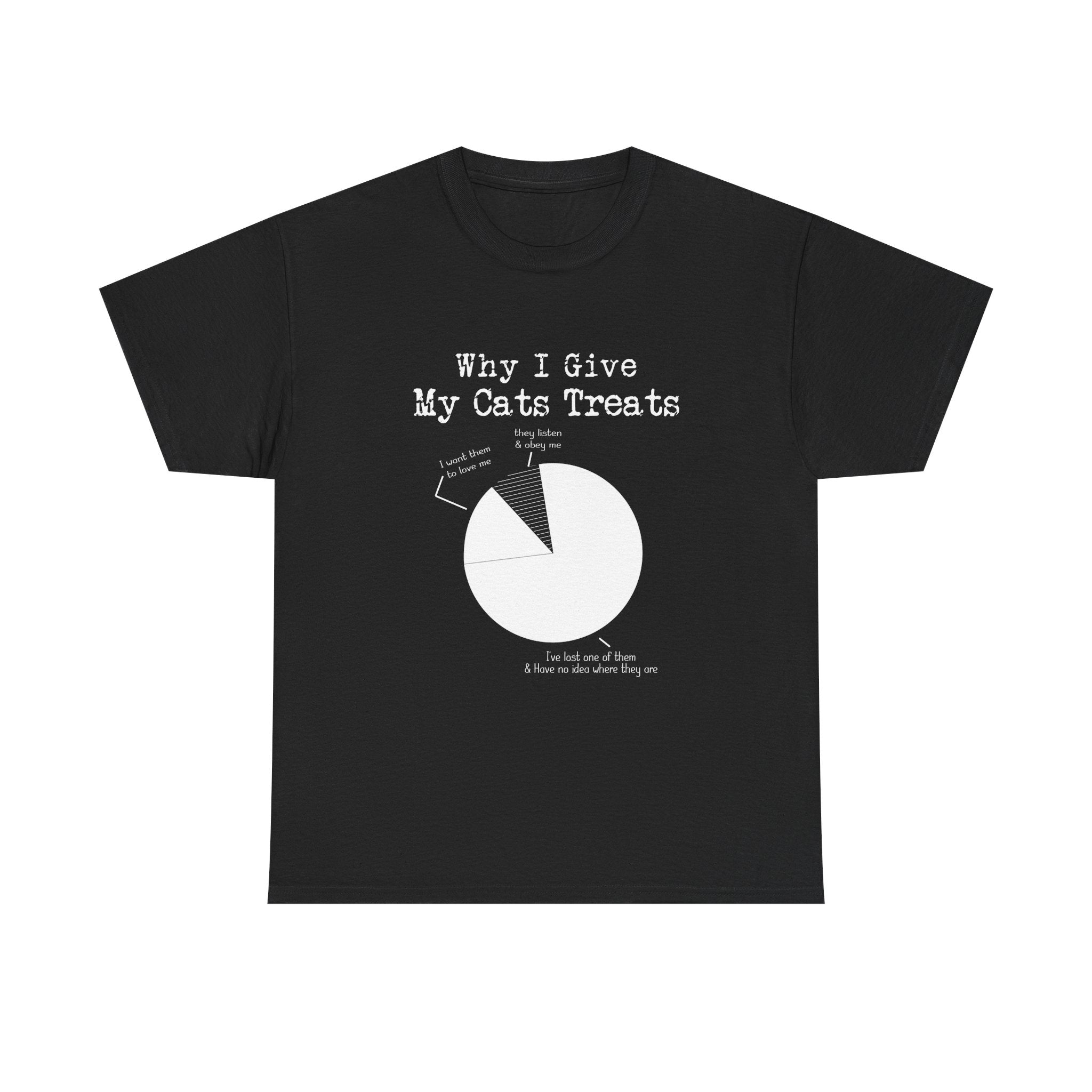 Why I Give My Cats Treats T-shirt - Huurdies