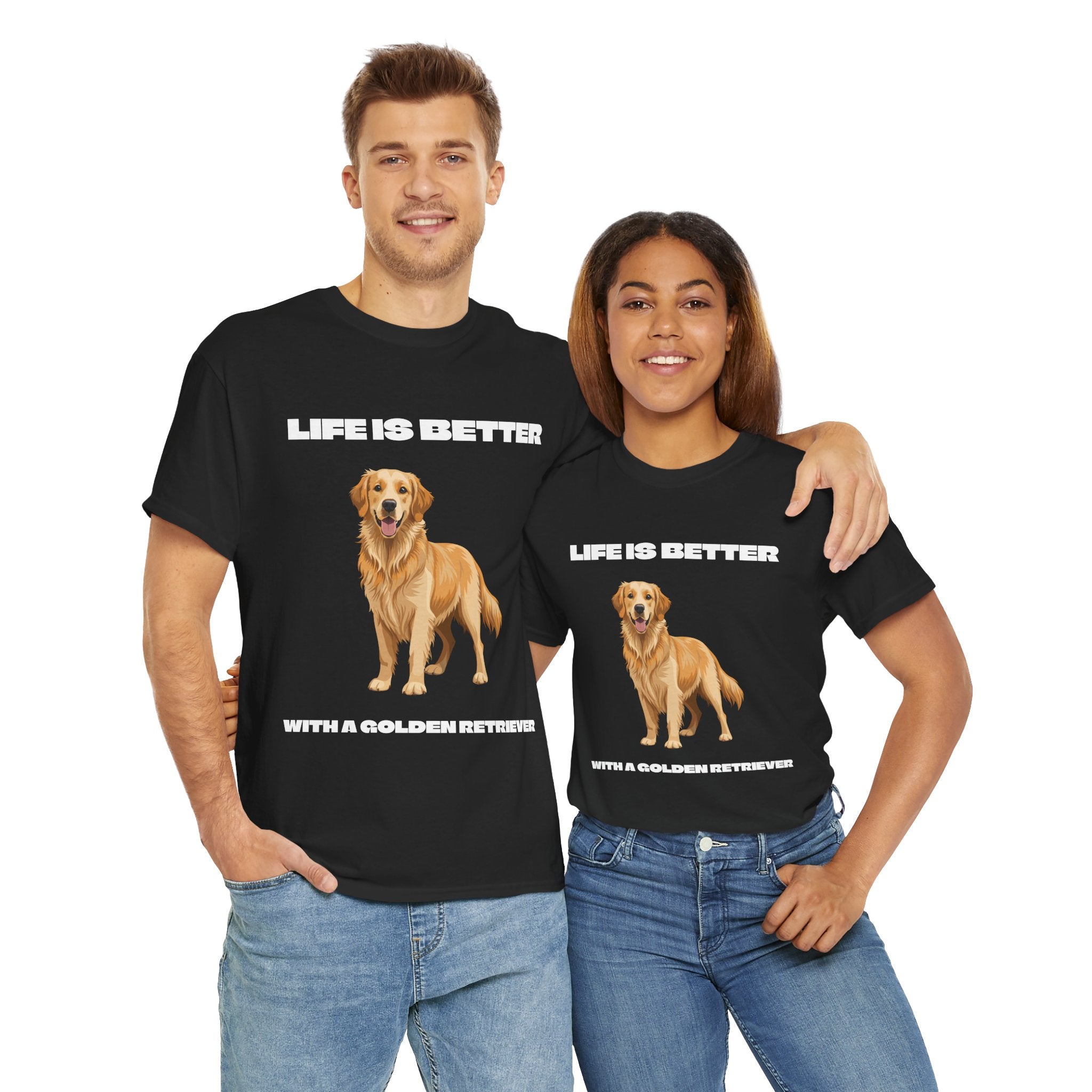 Golden retriever T-shirt - Huurdies