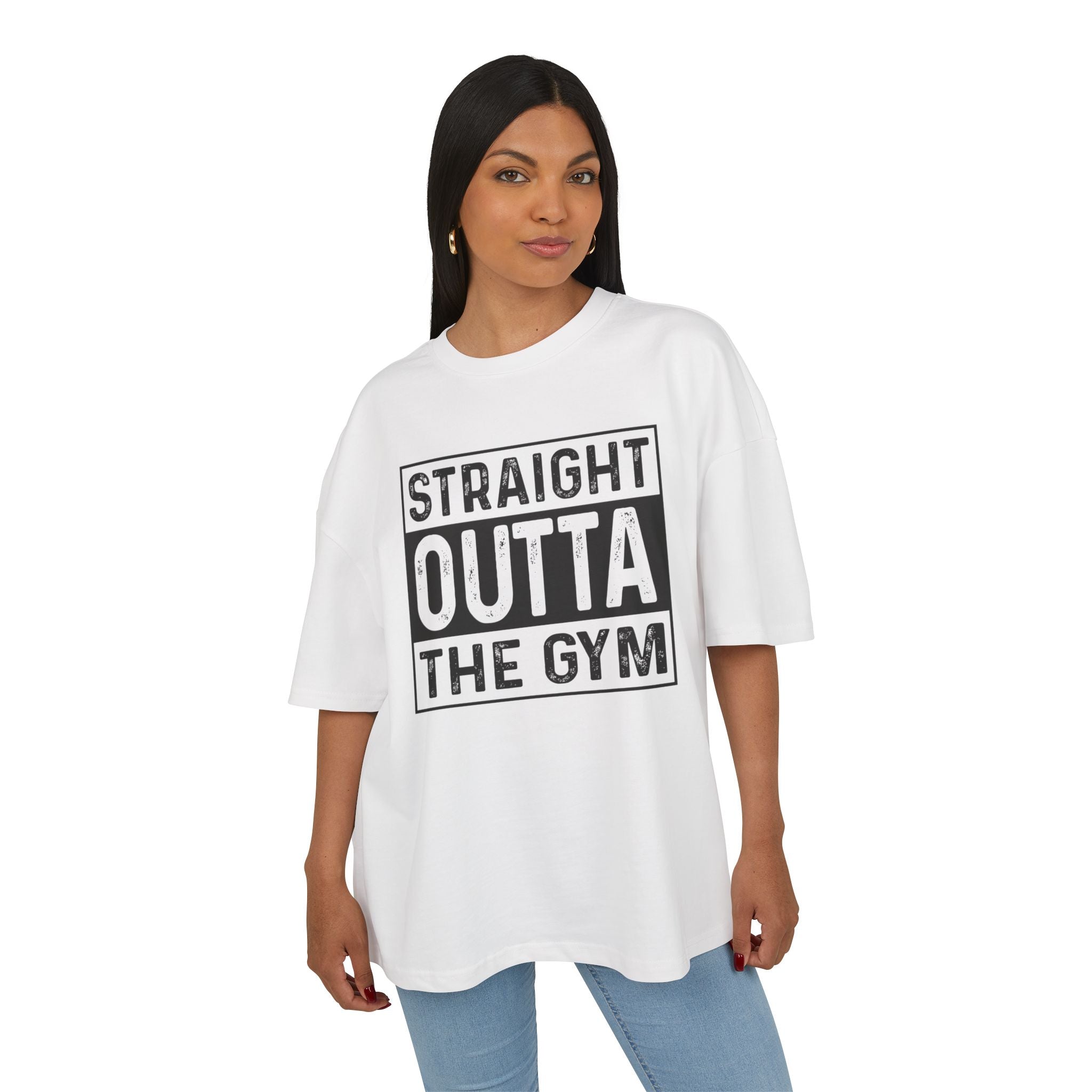 Straigth outta the gym Oversized T-shirt - Huurdies