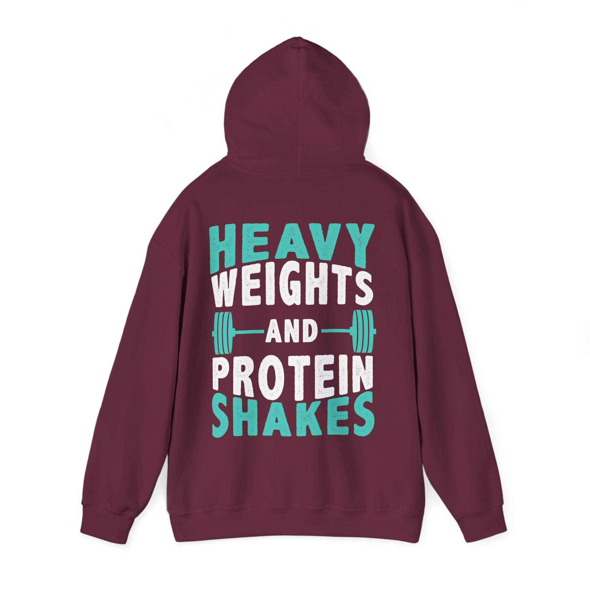 Heavy Weights and Protein Shakes Hoodie - Huurdies