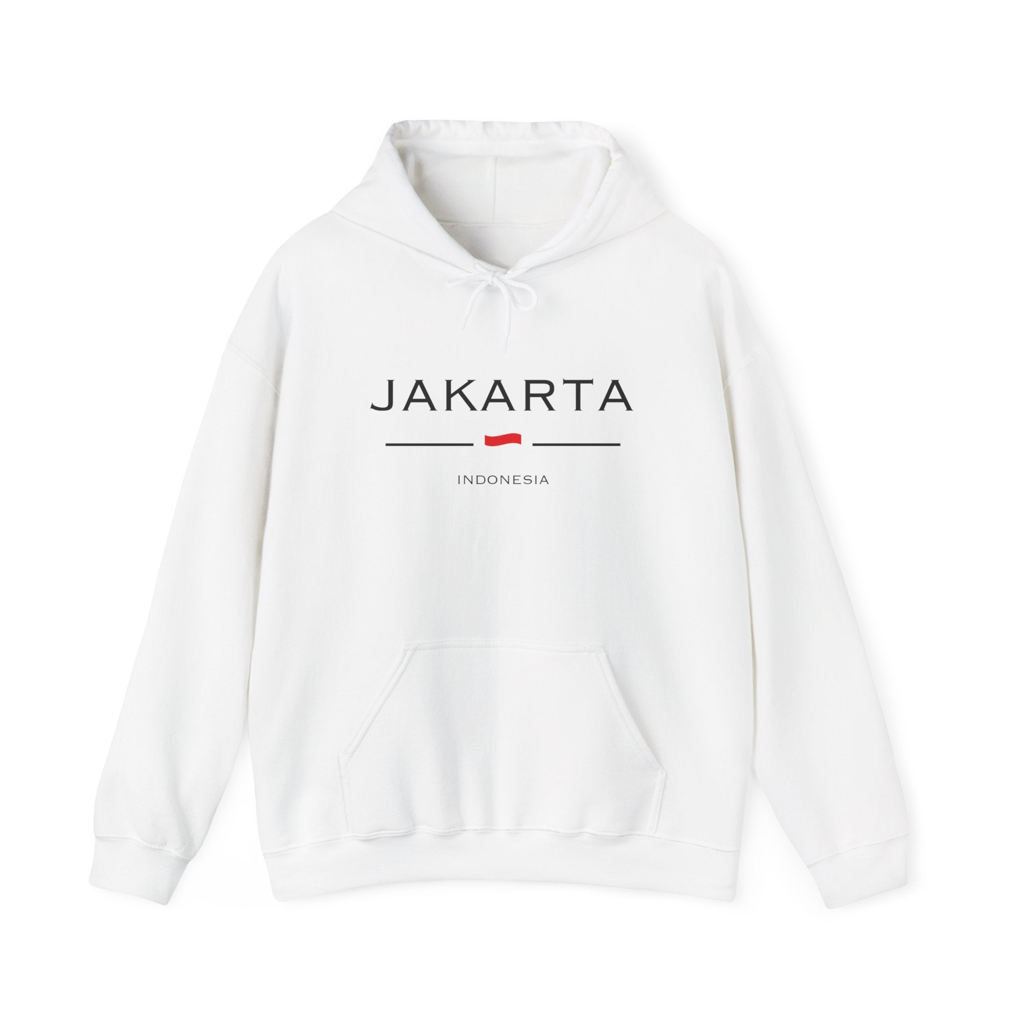 Jakarta Hoodies Wit Vooraanzicht