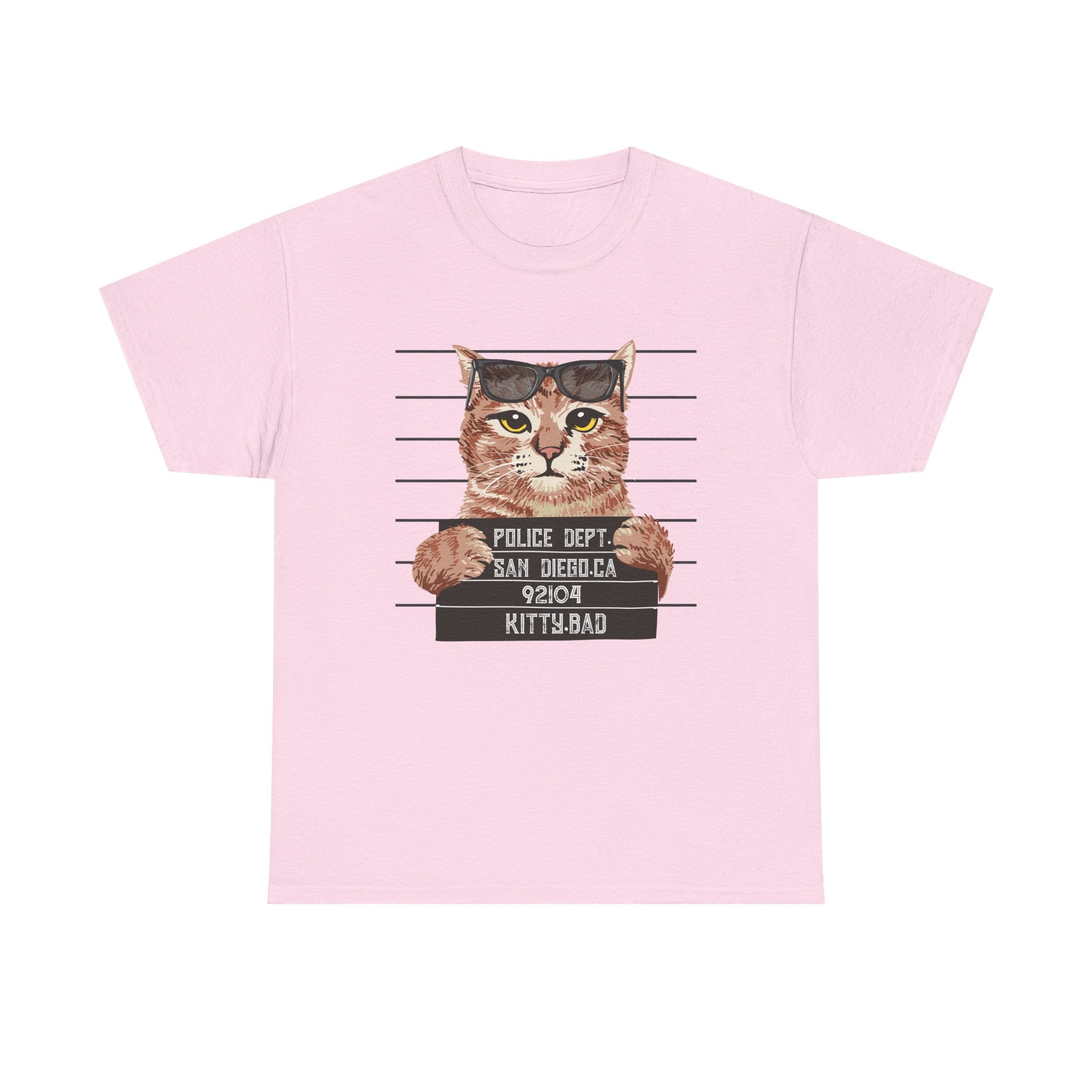 Arrested Cat T-shirt - Huurdies