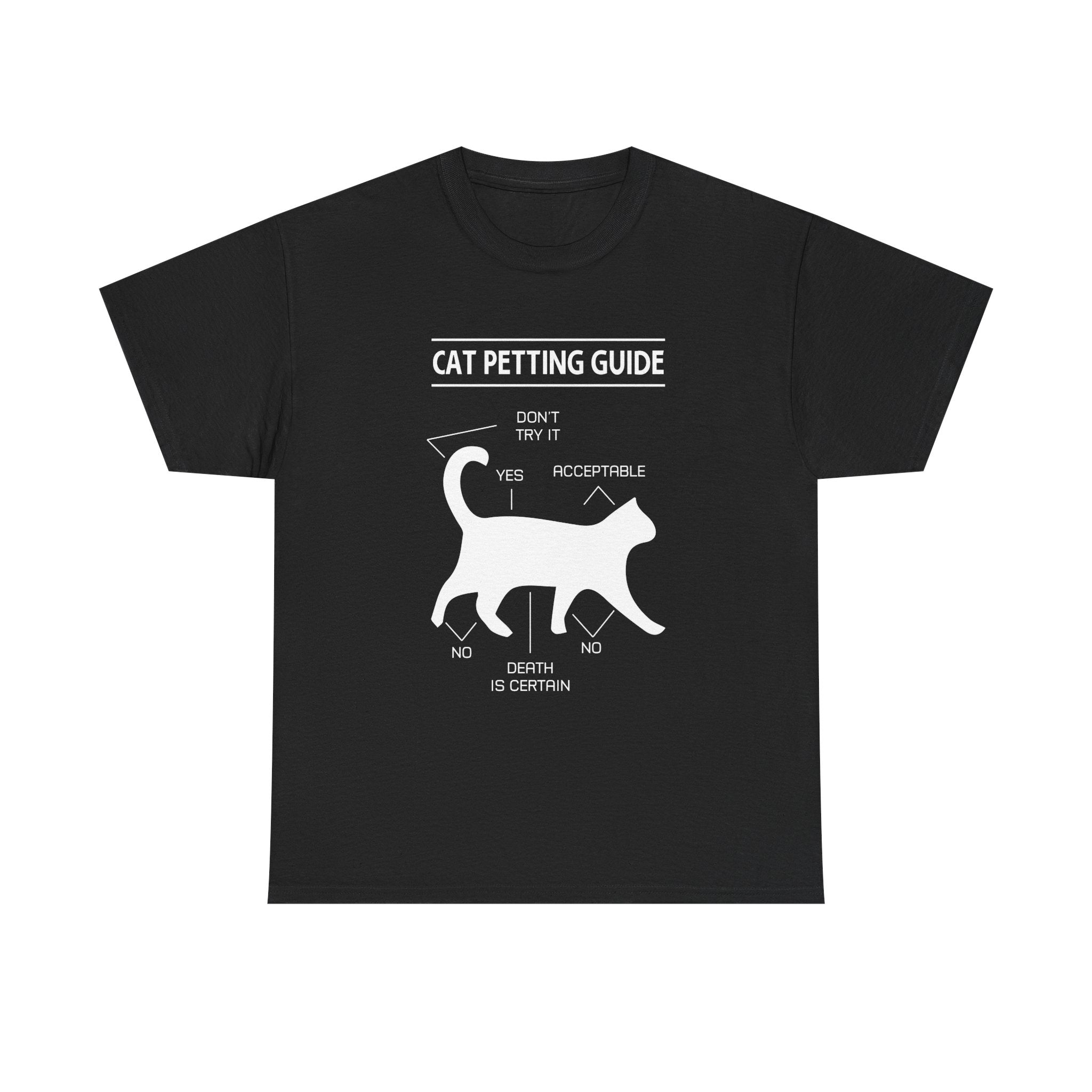 Cat Petting Guide T-shirt - Huurdies