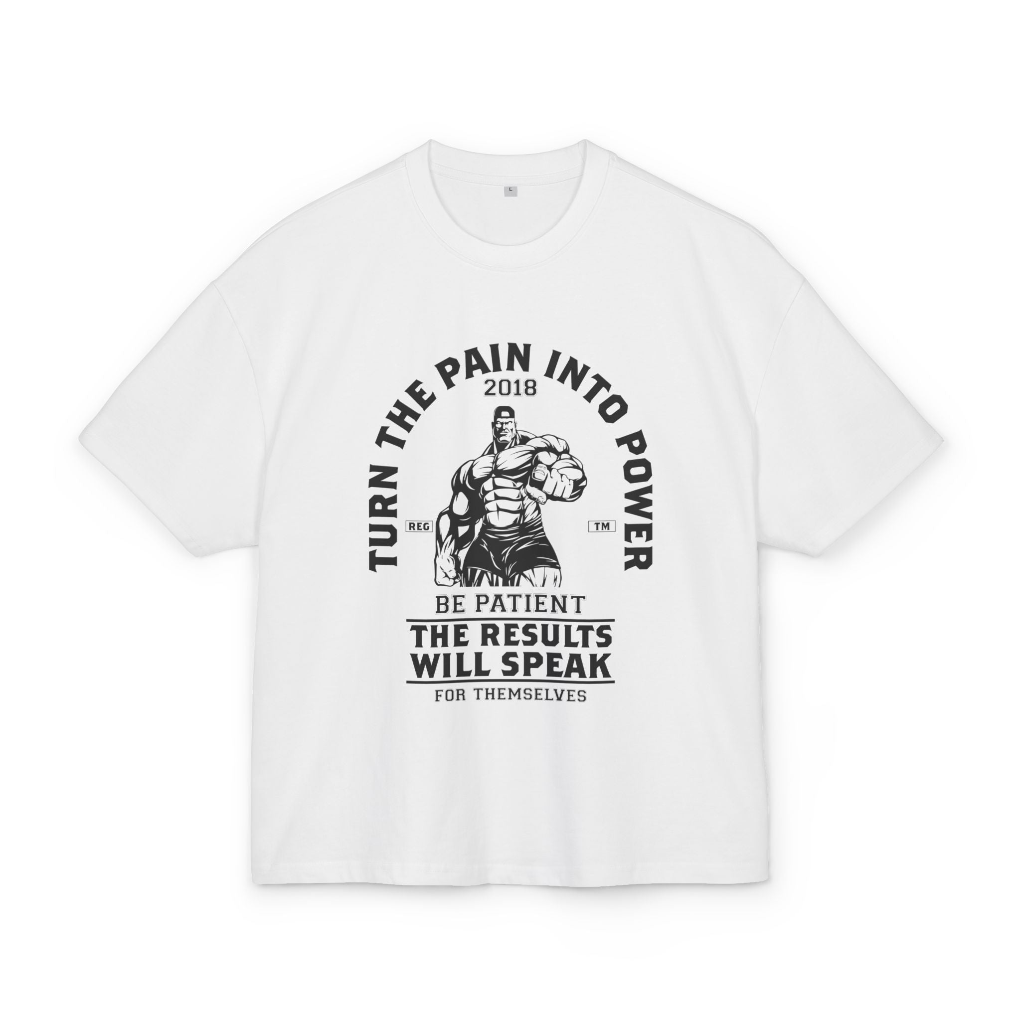 Turn The Pain Into Power Oversized T-shirt - Huurdies