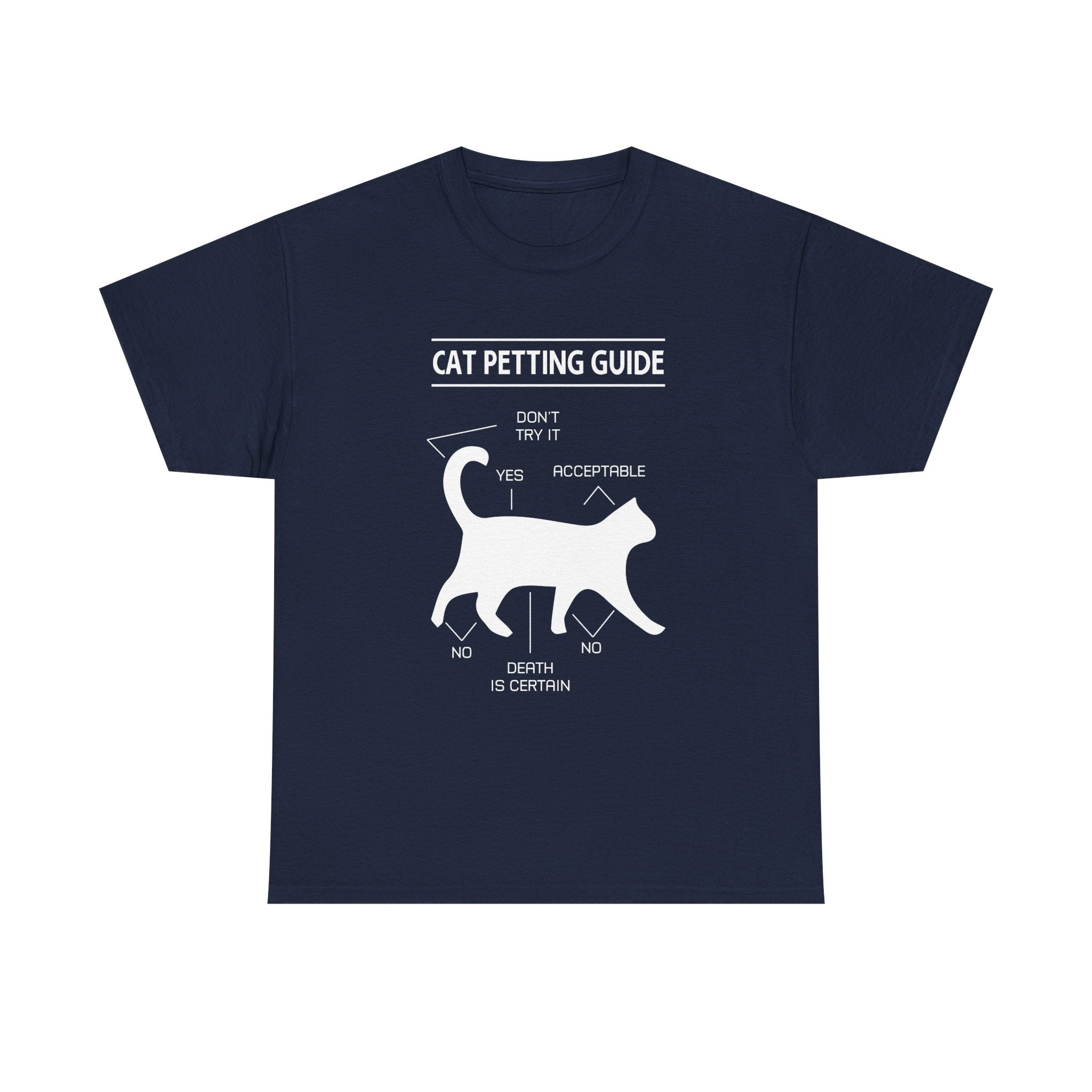 Cat Petting Guide T-shirt - Huurdies