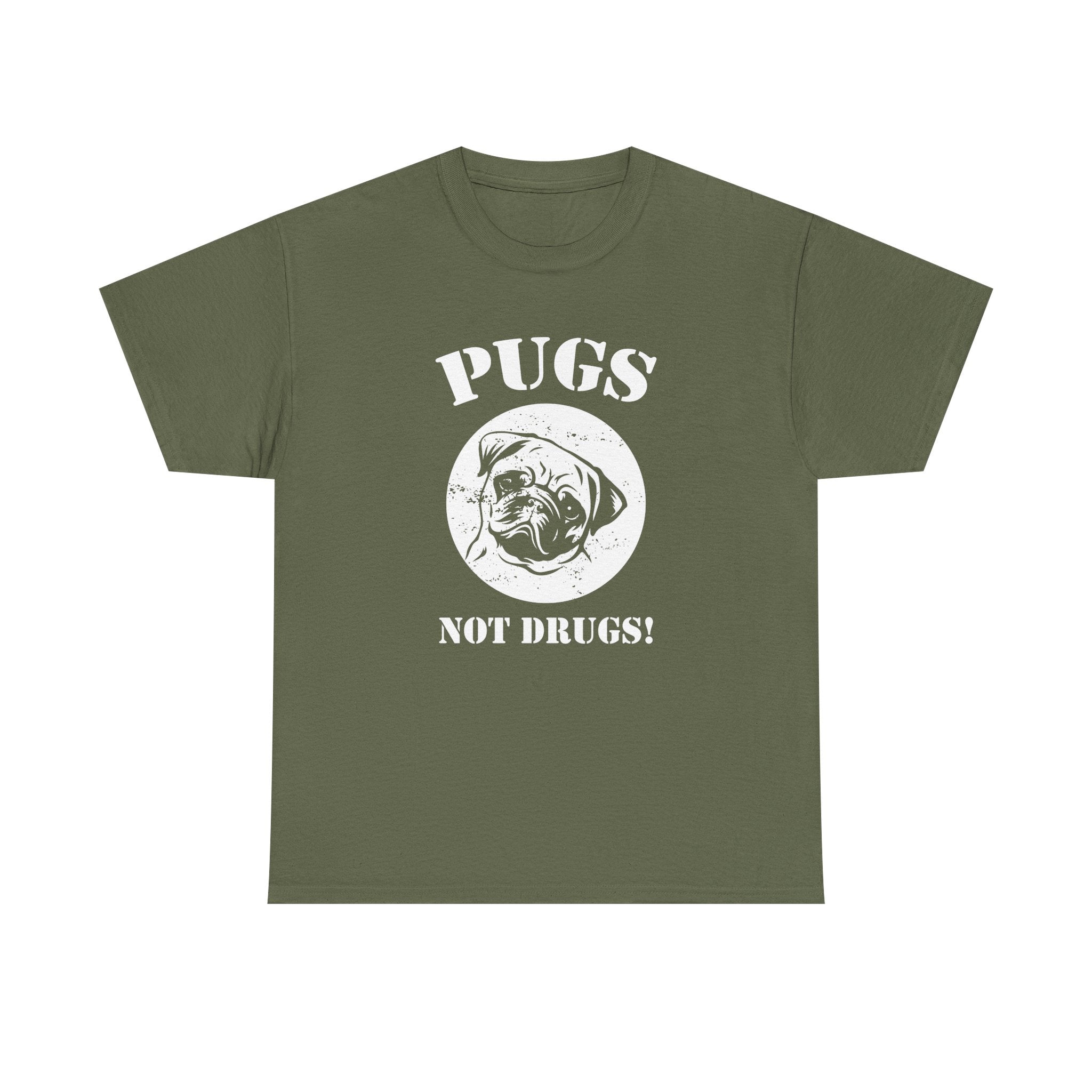 Pugs no Drugs T-shirt - Huurdies