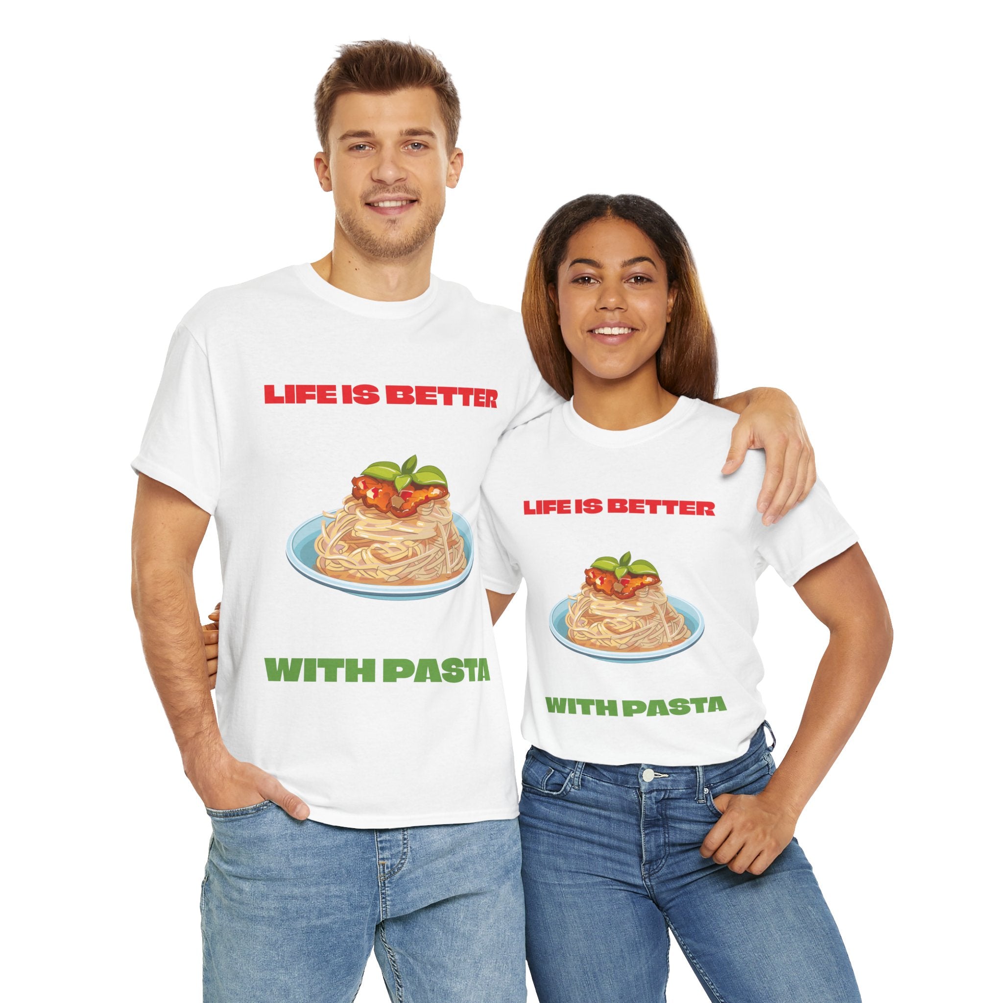 Life is better with Pasta T-shirt - Huurdies