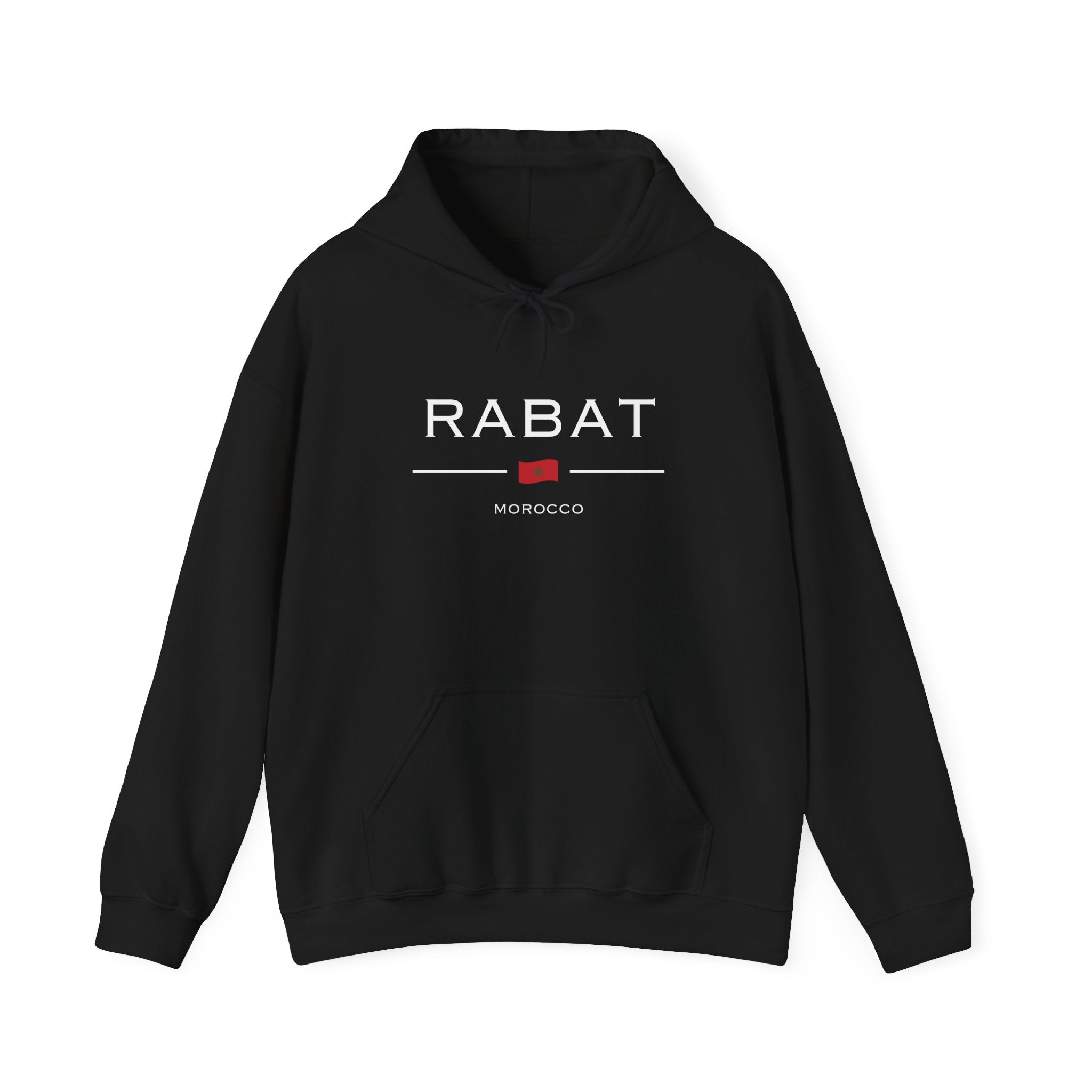 Rabat Hoodie Zwart Vooraanzicht