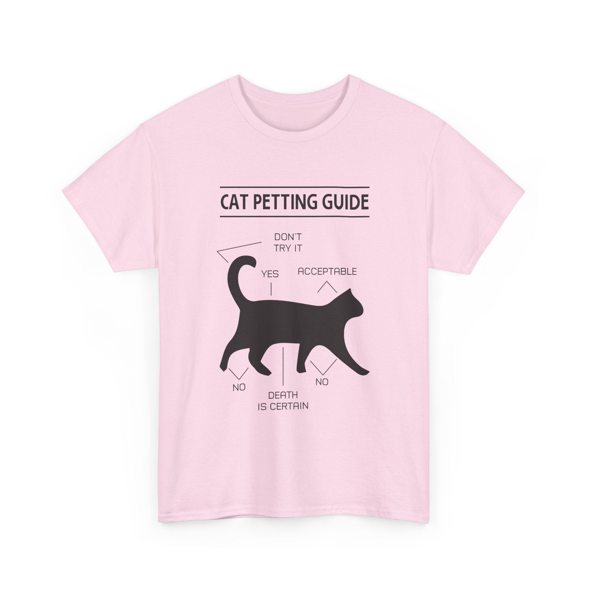 Cat Petting Guide T-shirt - Huurdies