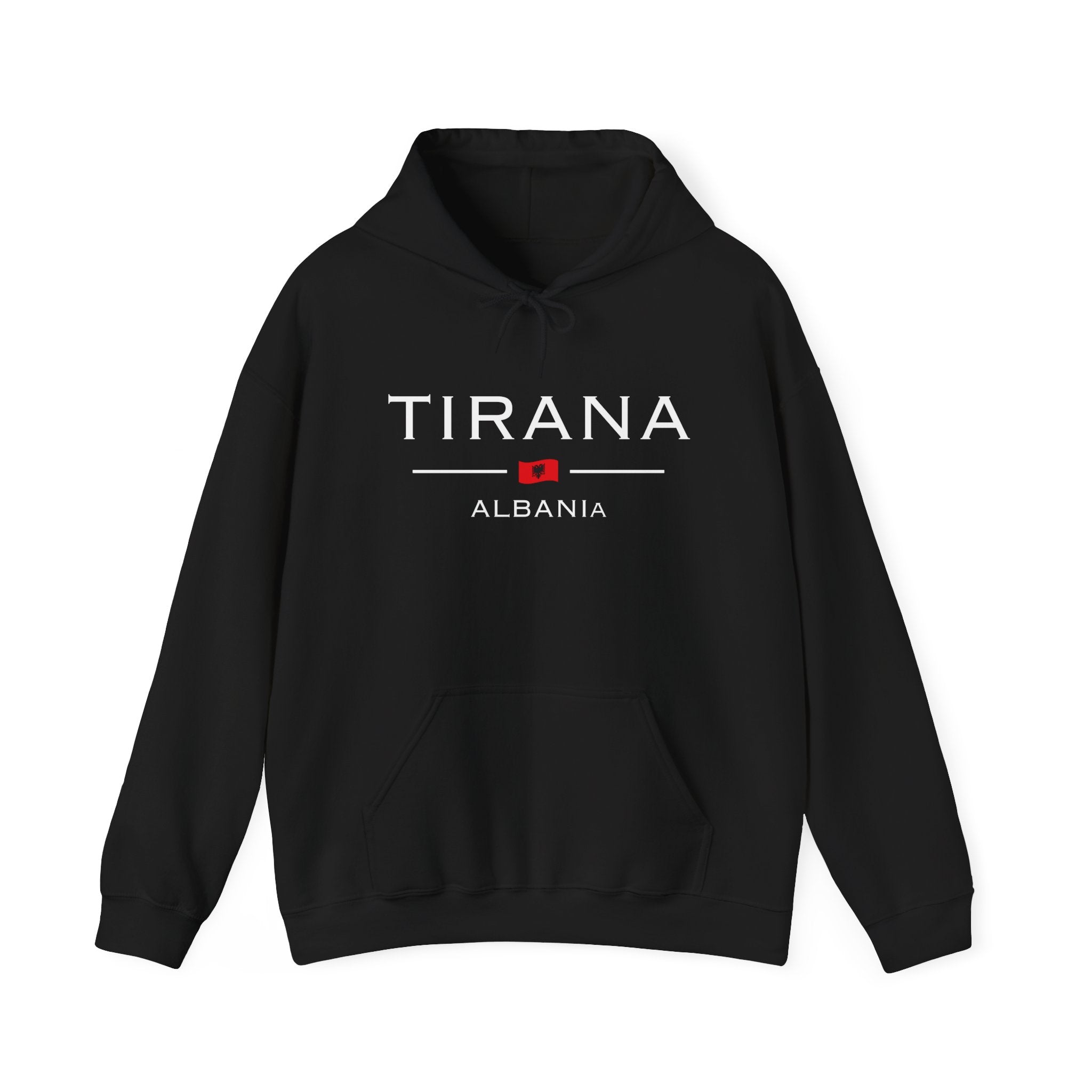 Tirana Hoodie Zwart vooraanzicht