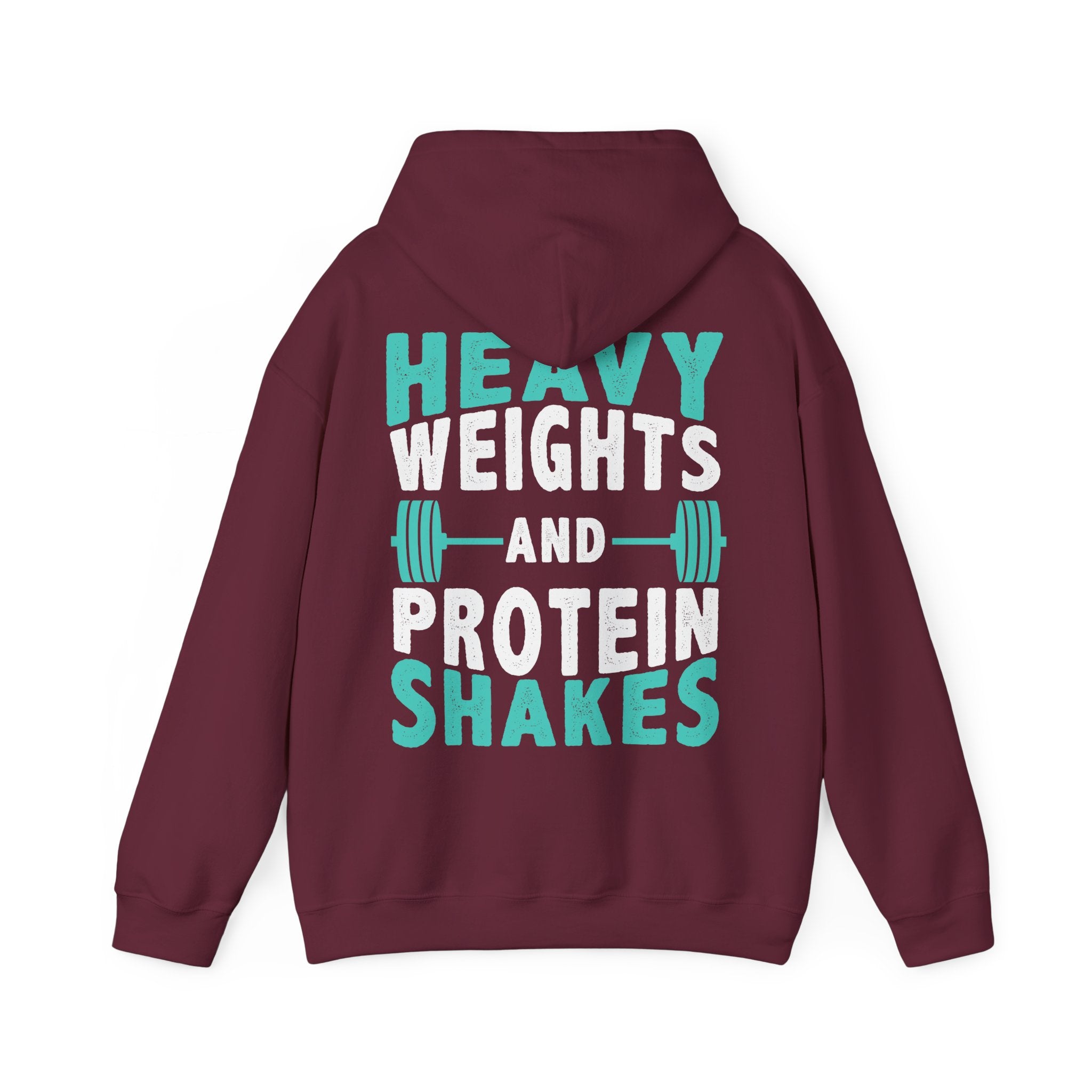 Heavy Weights and Protein Shakes Hoodie - Huurdies