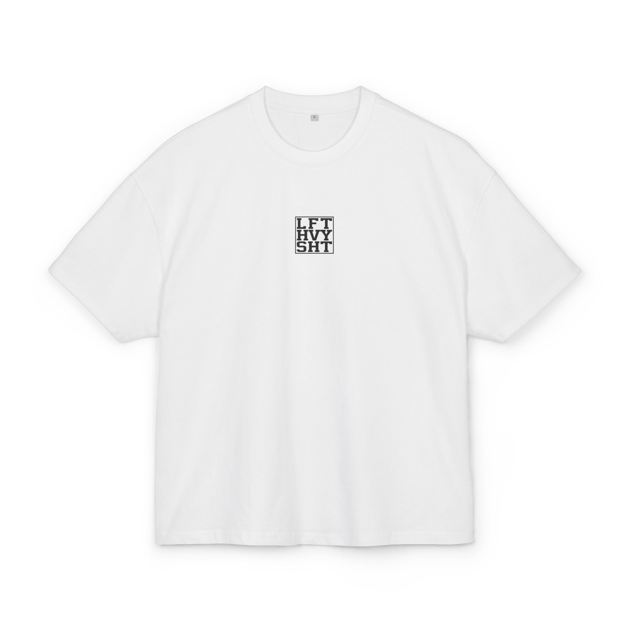 Lift Heavy Shit wit t-shirt Vooraanzicht