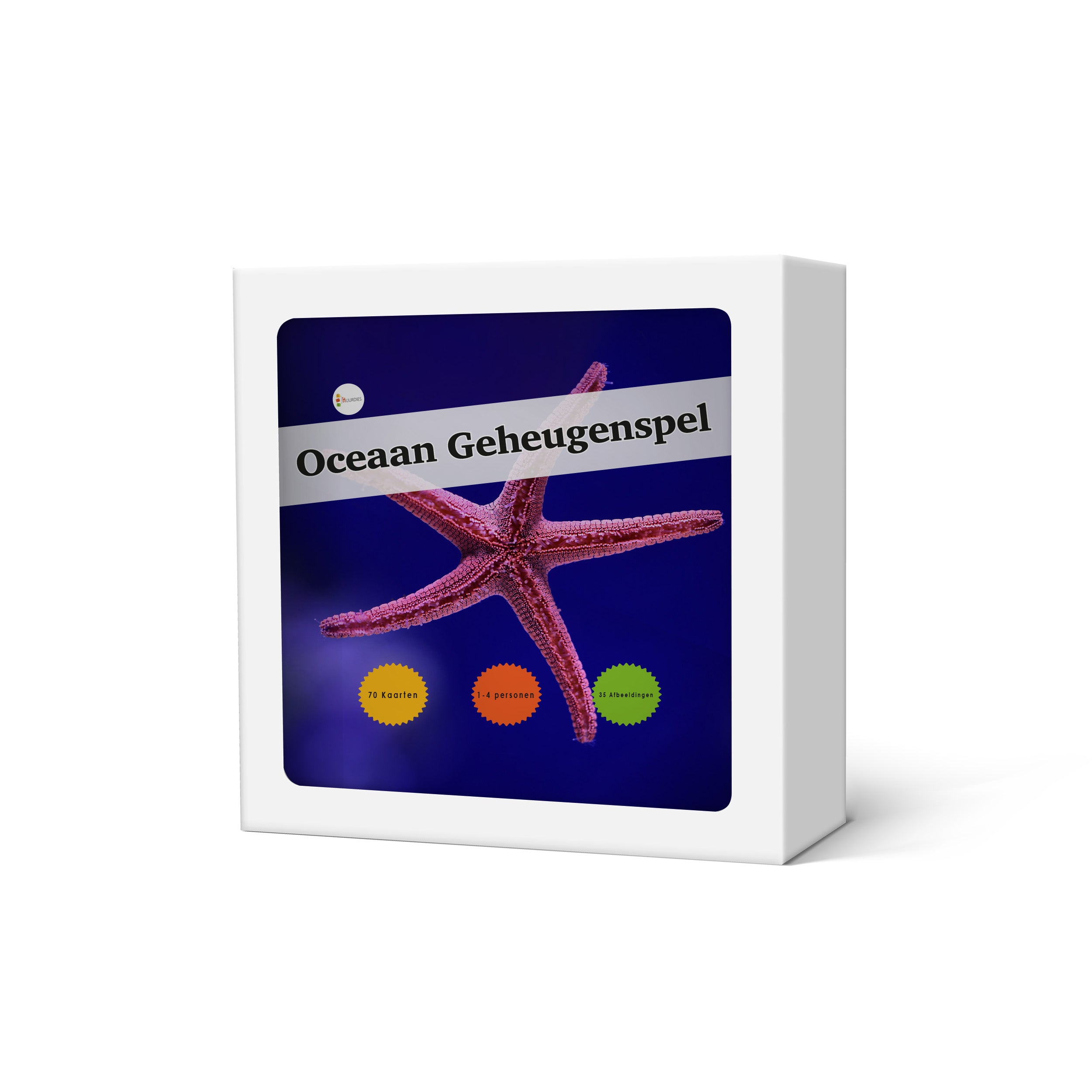 Oceaan geheugenspel doosje