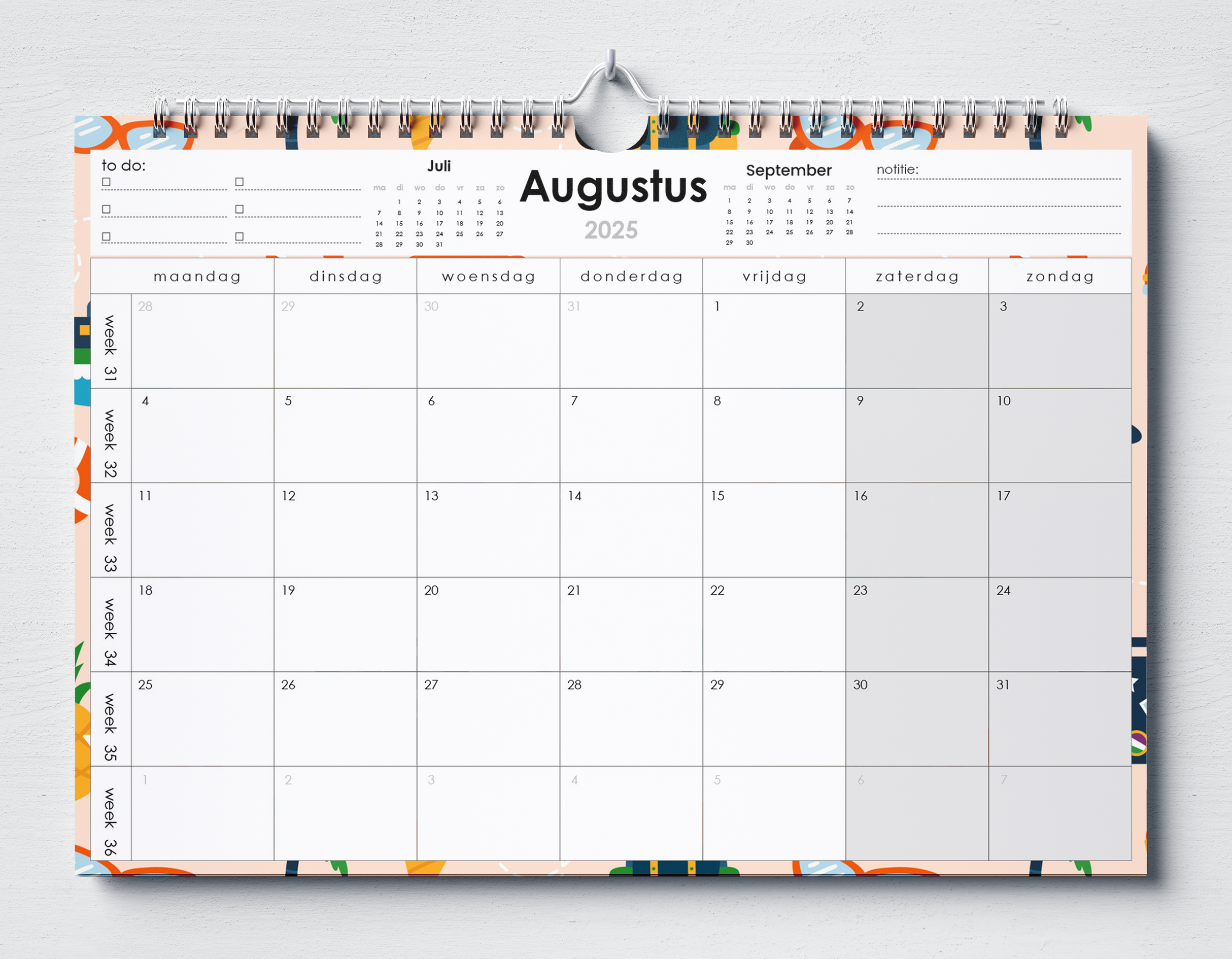 22 maanden kalender - Huurdies