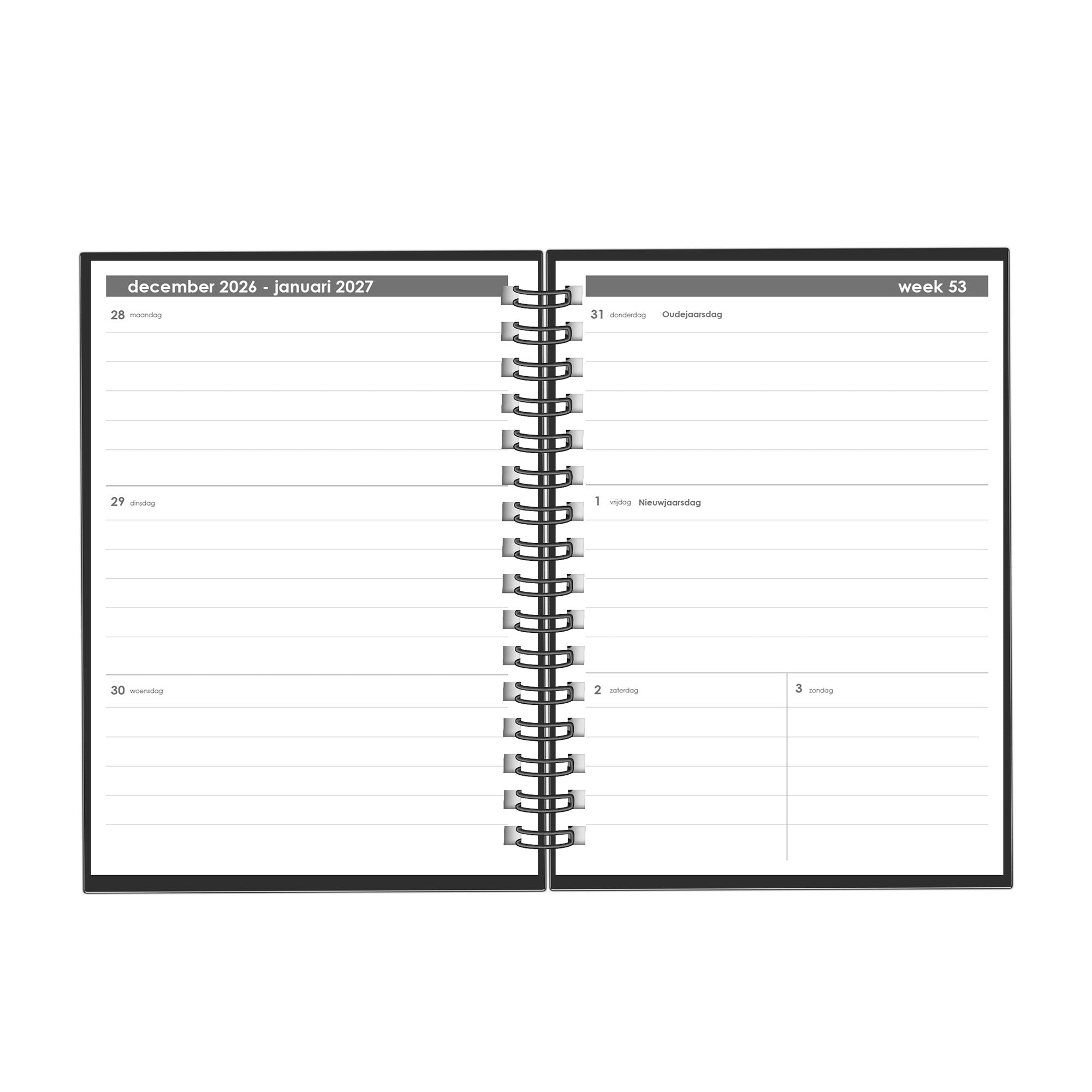 Hardcover agenda 2027 - Huurdies
