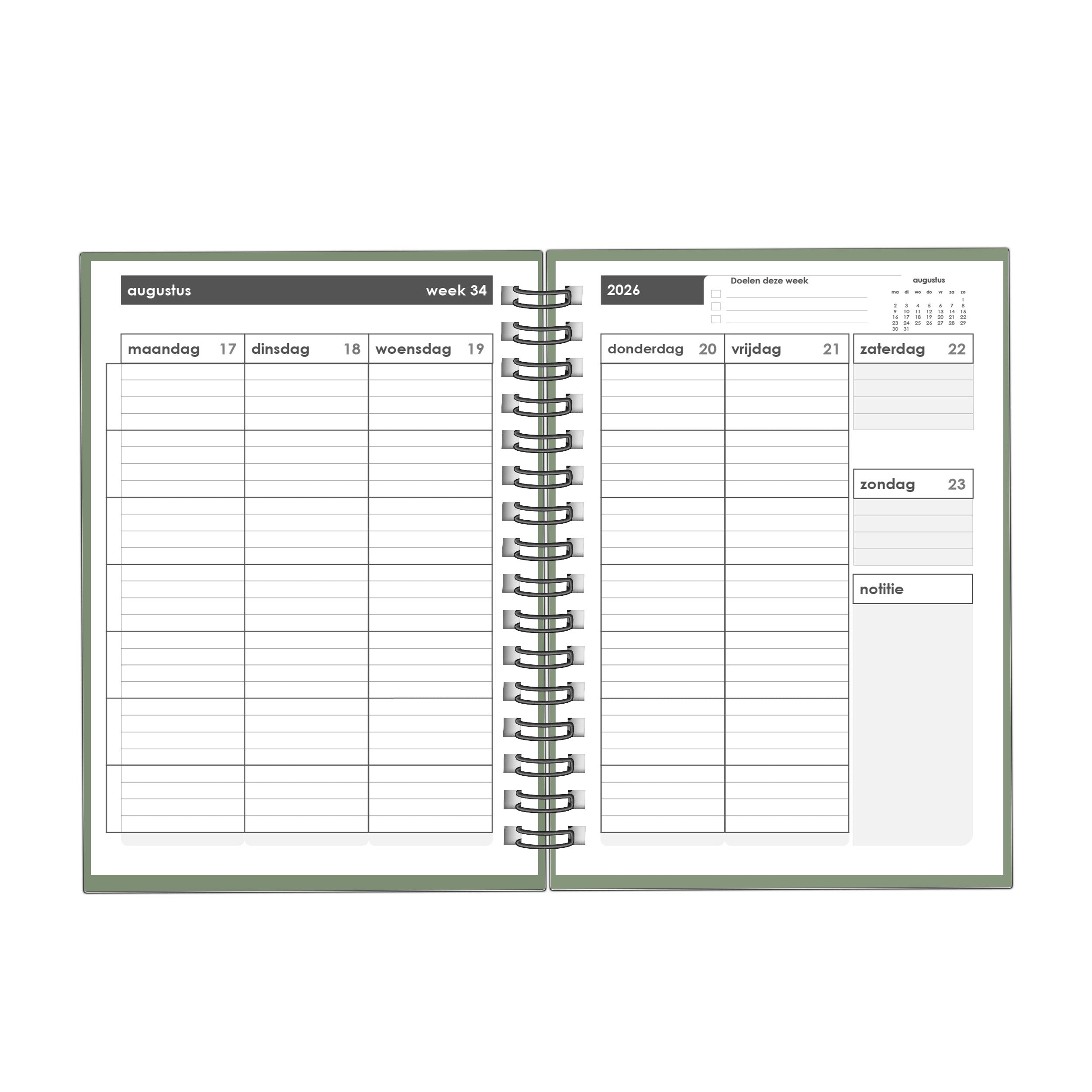 Huurdies® - Schoolagenda 26/27 - A5