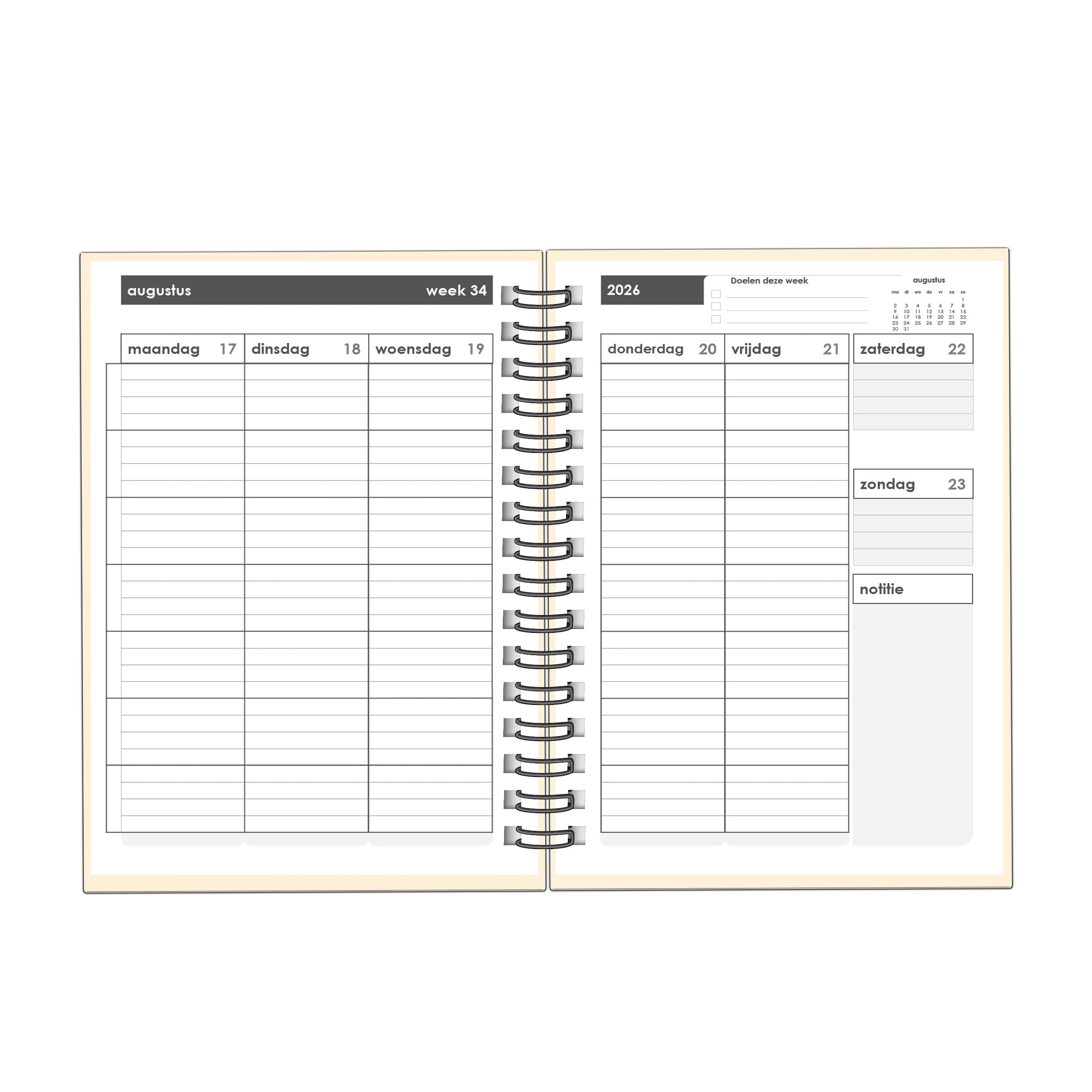 Huurdies® - Schoolagenda 26/27 - A5