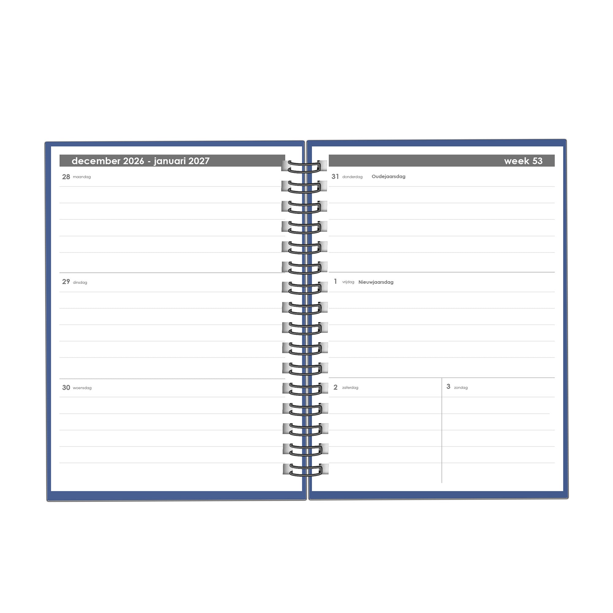 Hardcover agenda 2027 - Huurdies