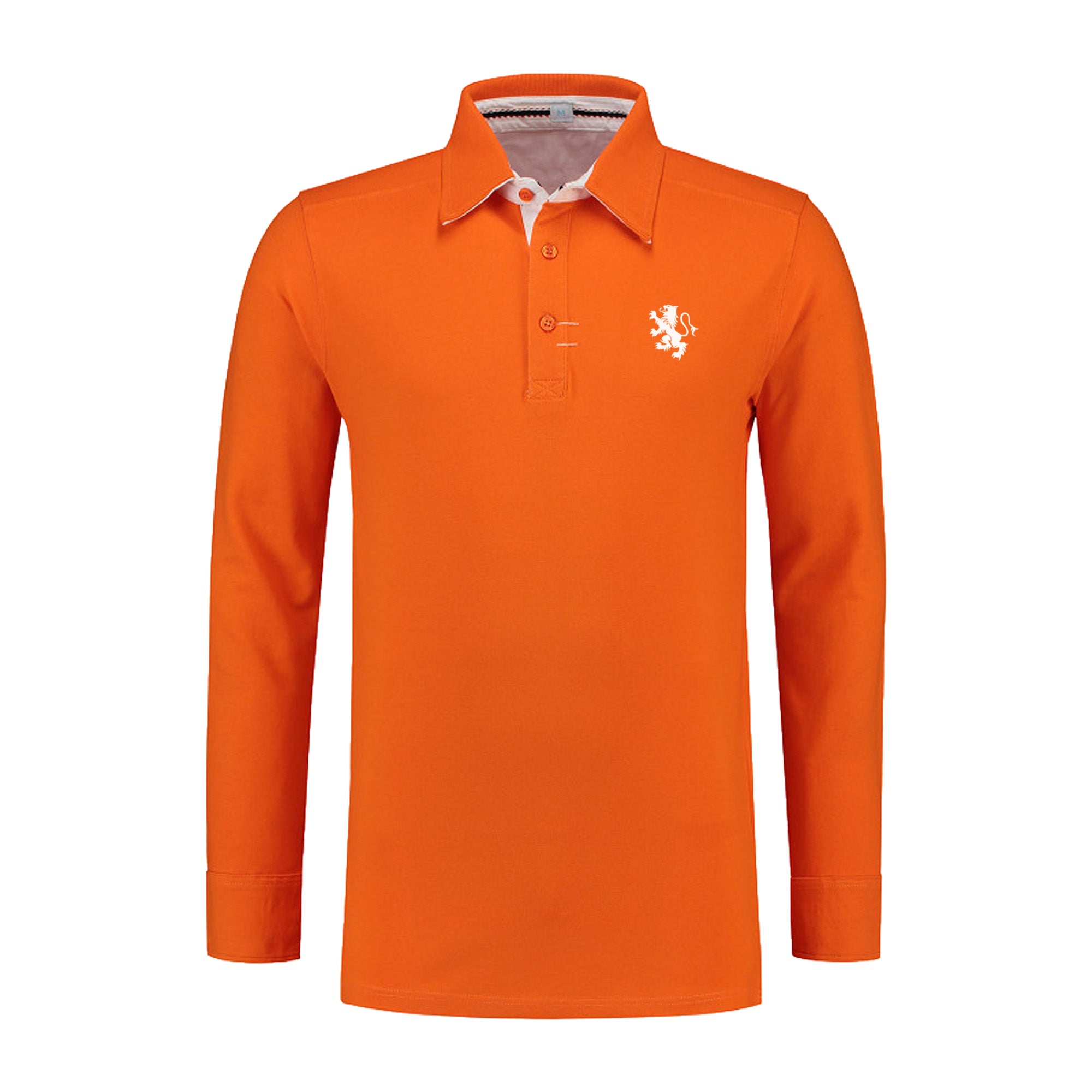Nederland Oranje Polo Longsleeve Mannen - Huurdies