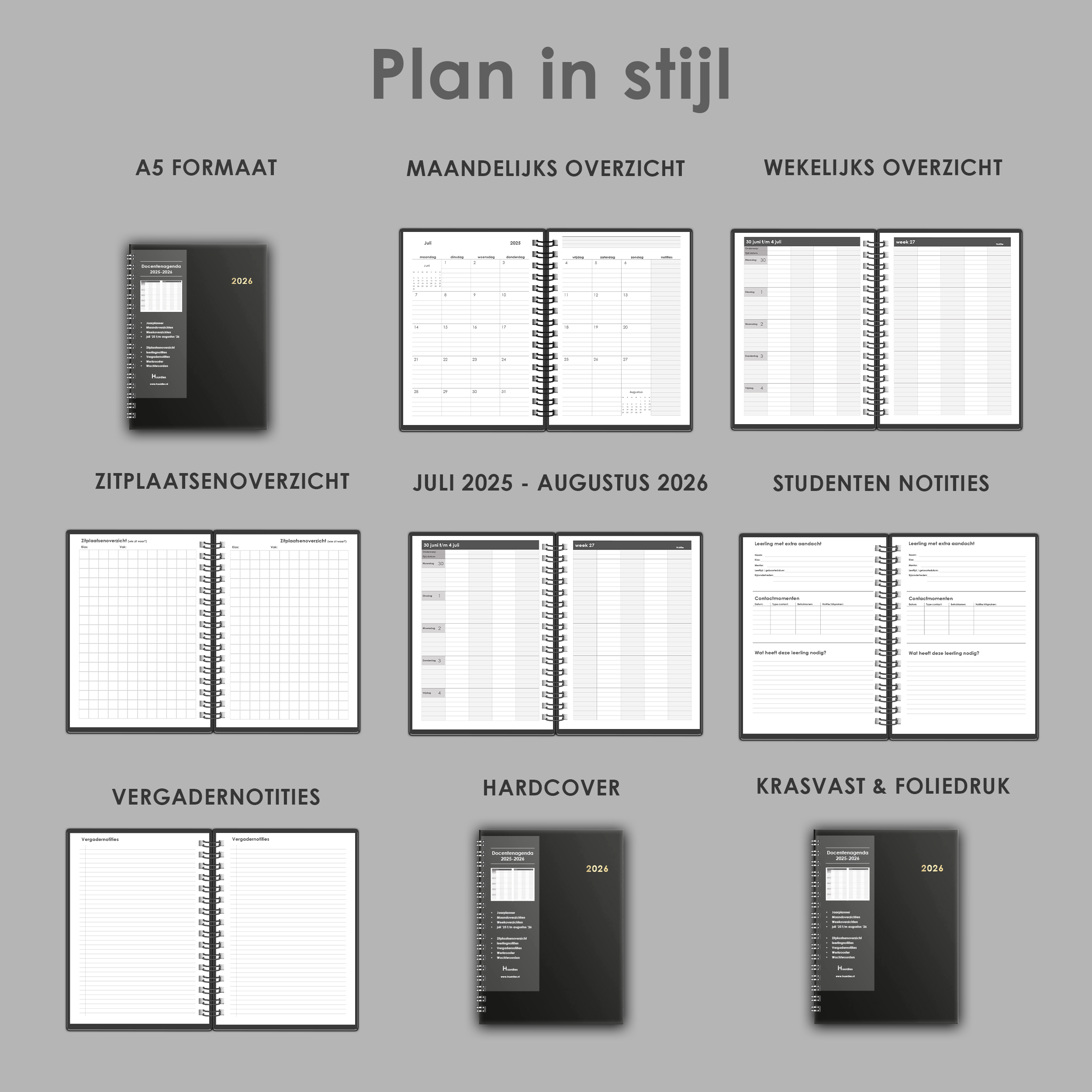 Docentenagenda 2026 - Huurdies