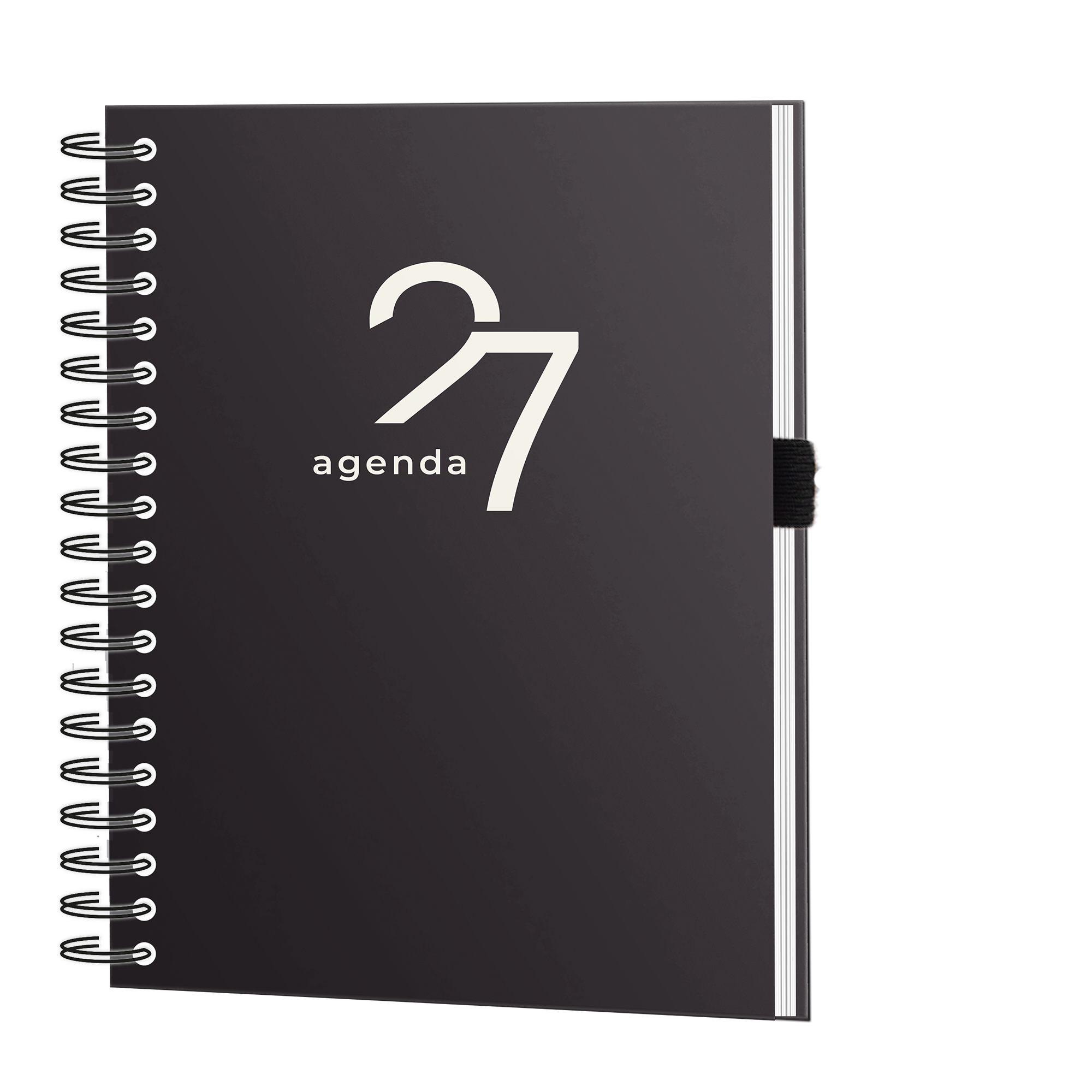 Schoolagenda zwart