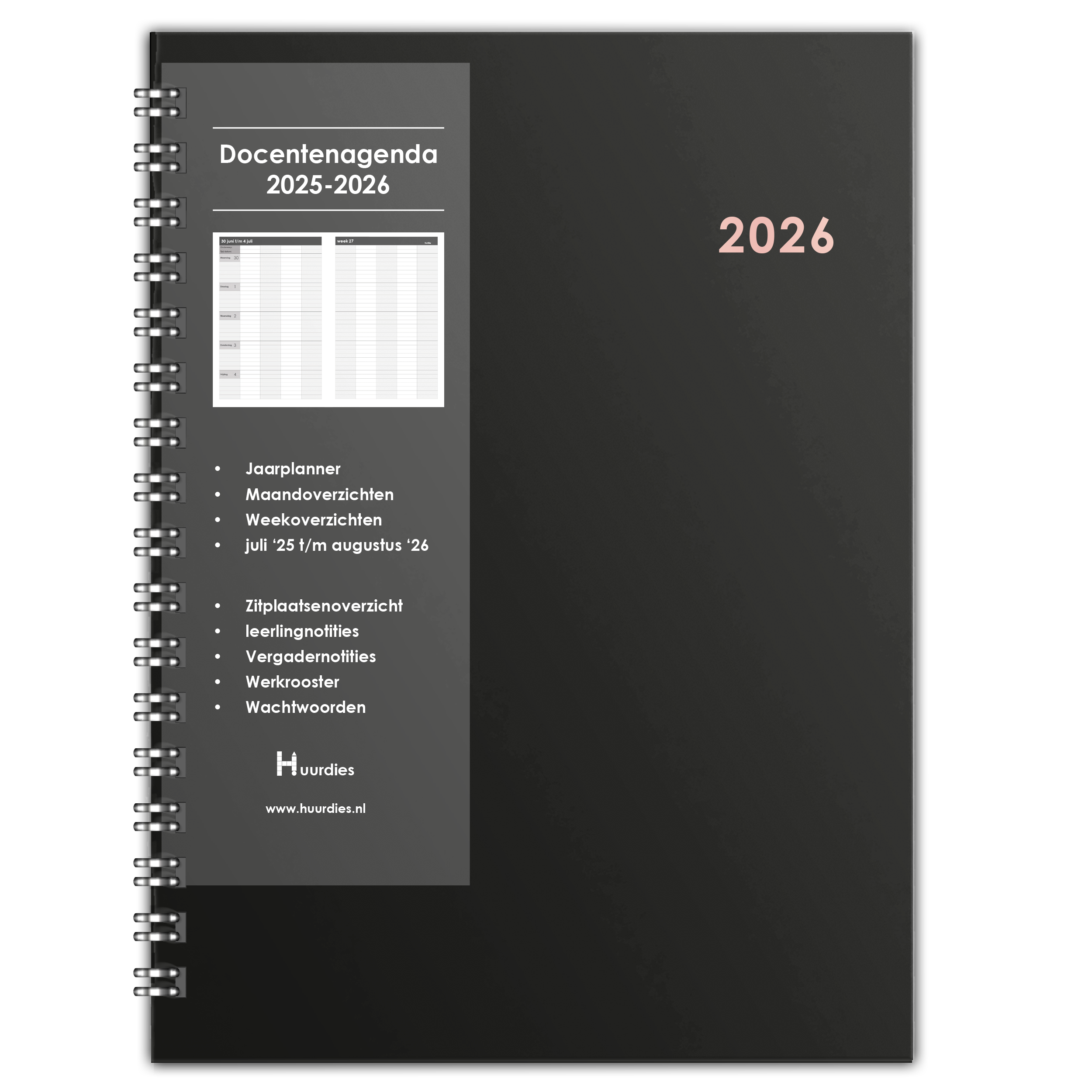 Docentenagenda 2026 - Huurdies