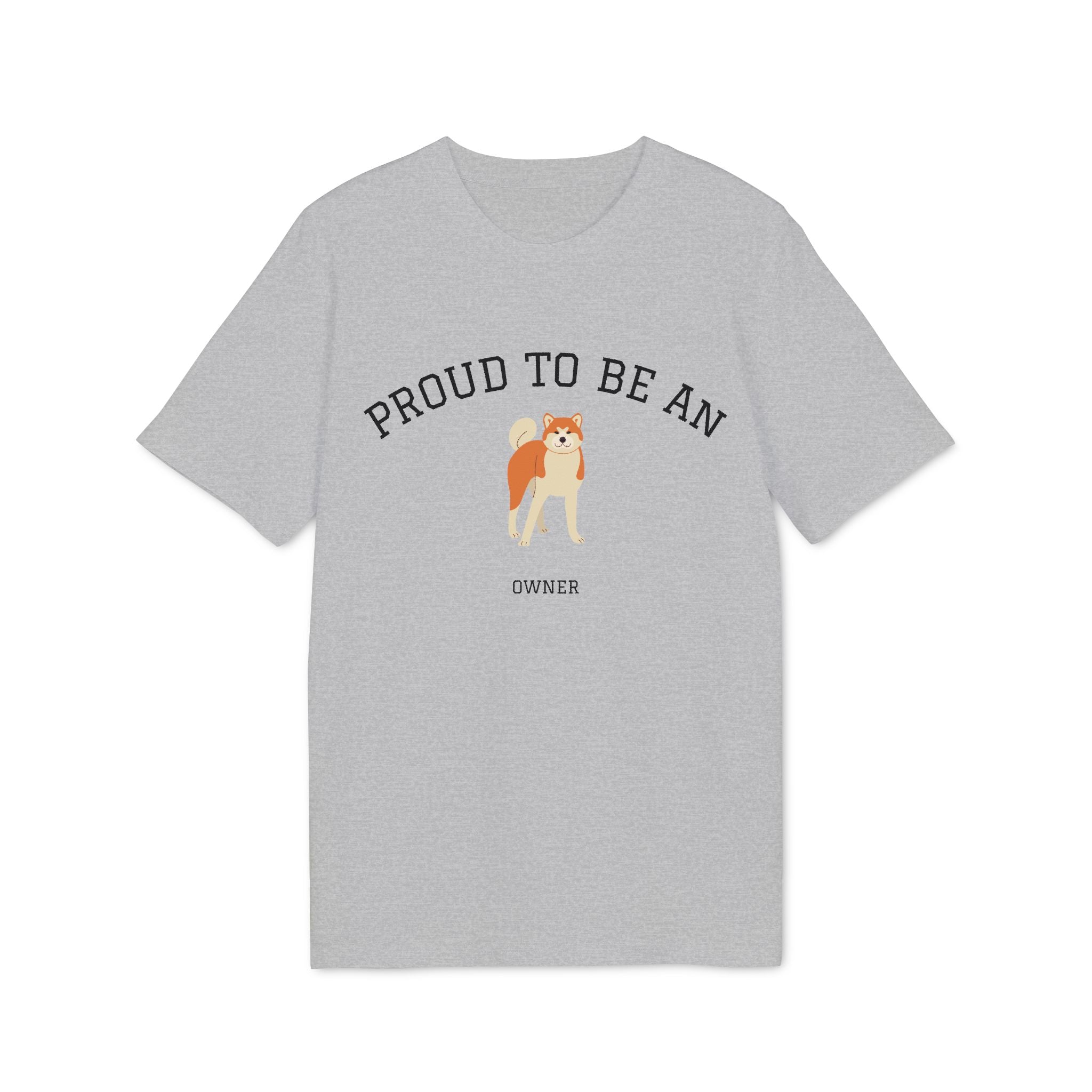Unisex T-Shirt Dierenliefhebbers – Proud te be an Akita owner - Huurdies