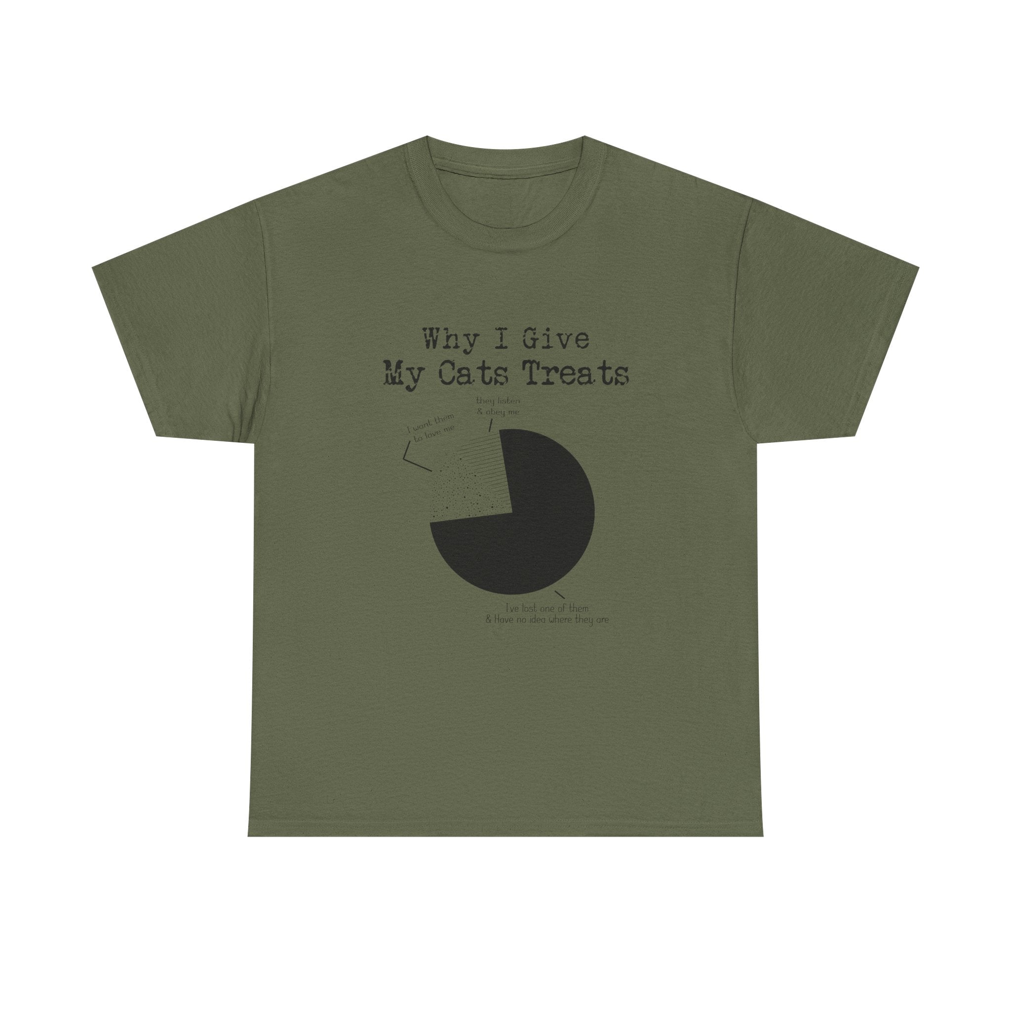 Why I Give My Cats Treats T-shirt - Huurdies