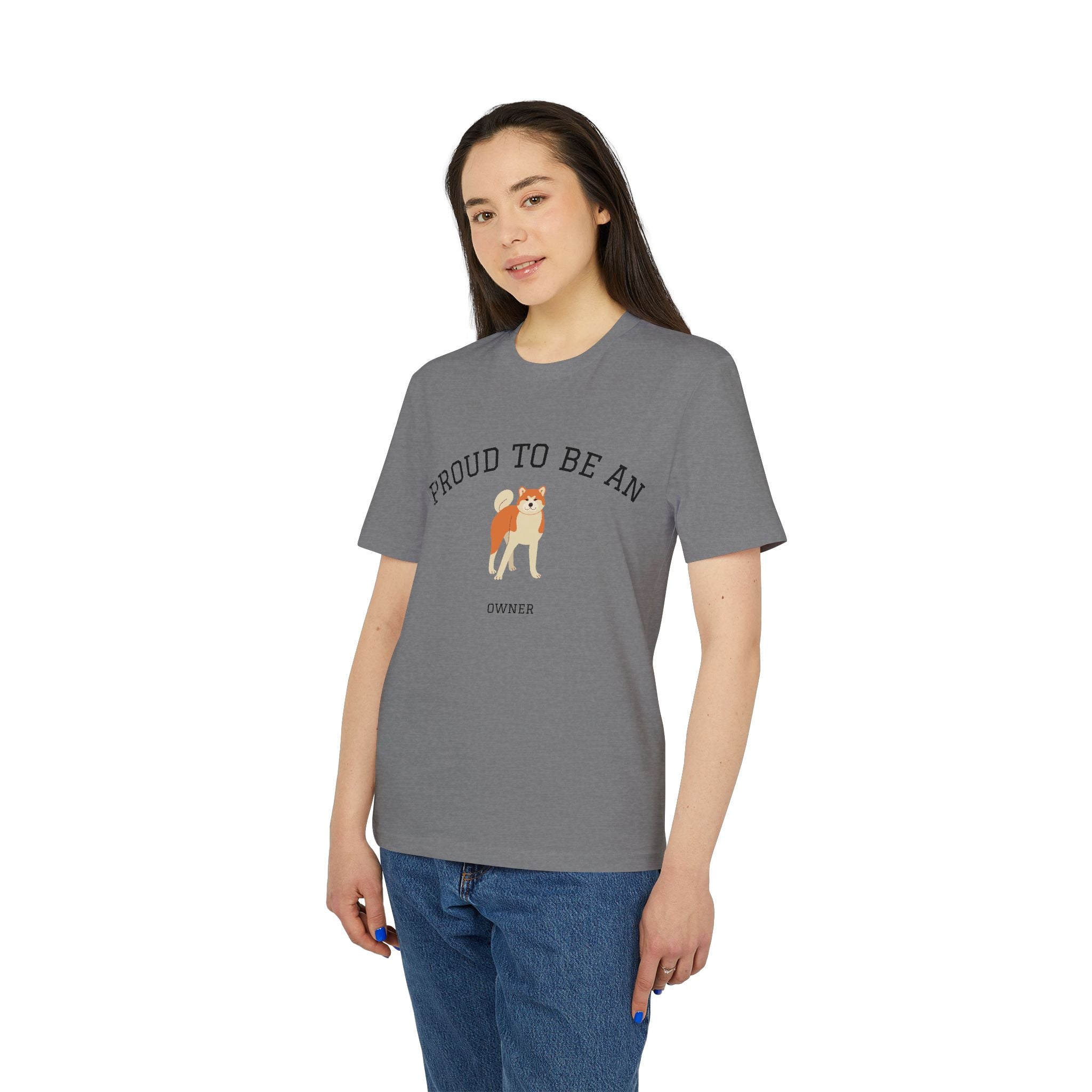 Unisex T-Shirt Dierenliefhebbers – Proud te be an Akita owner - Huurdies