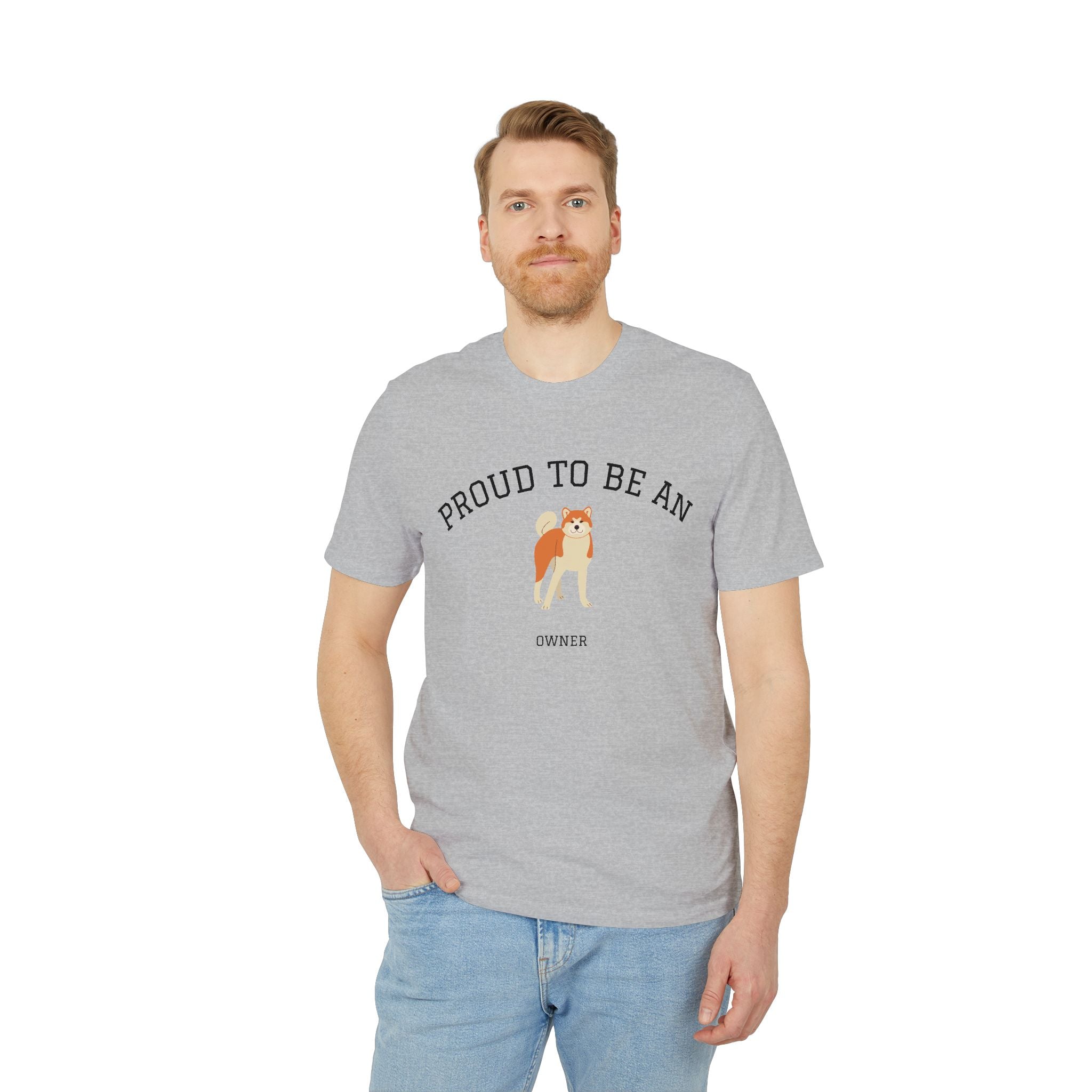 Unisex T-Shirt Dierenliefhebbers – Proud te be an Akita owner - Huurdies