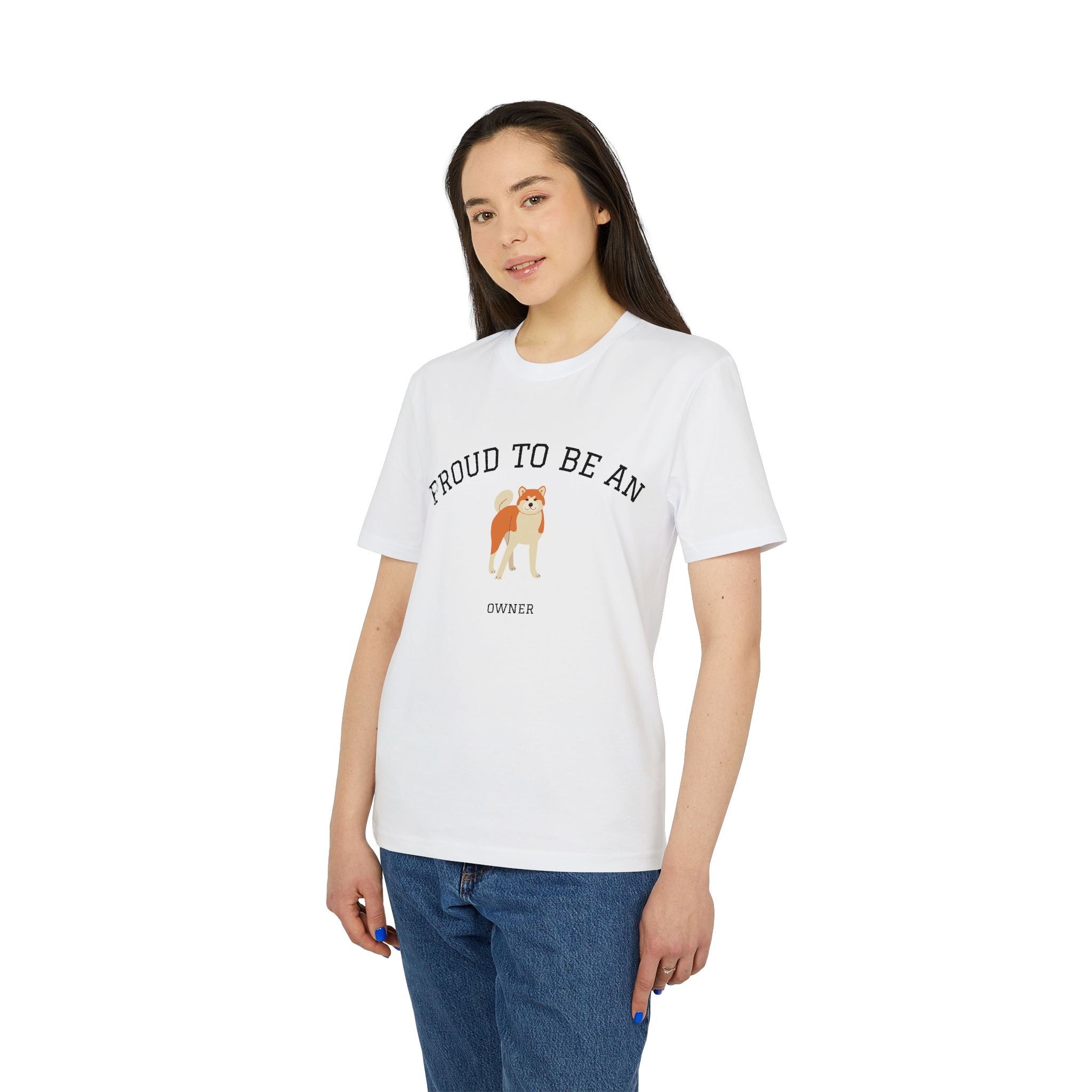 Unisex T-Shirt Dierenliefhebbers – Proud te be an Akita owner - Huurdies