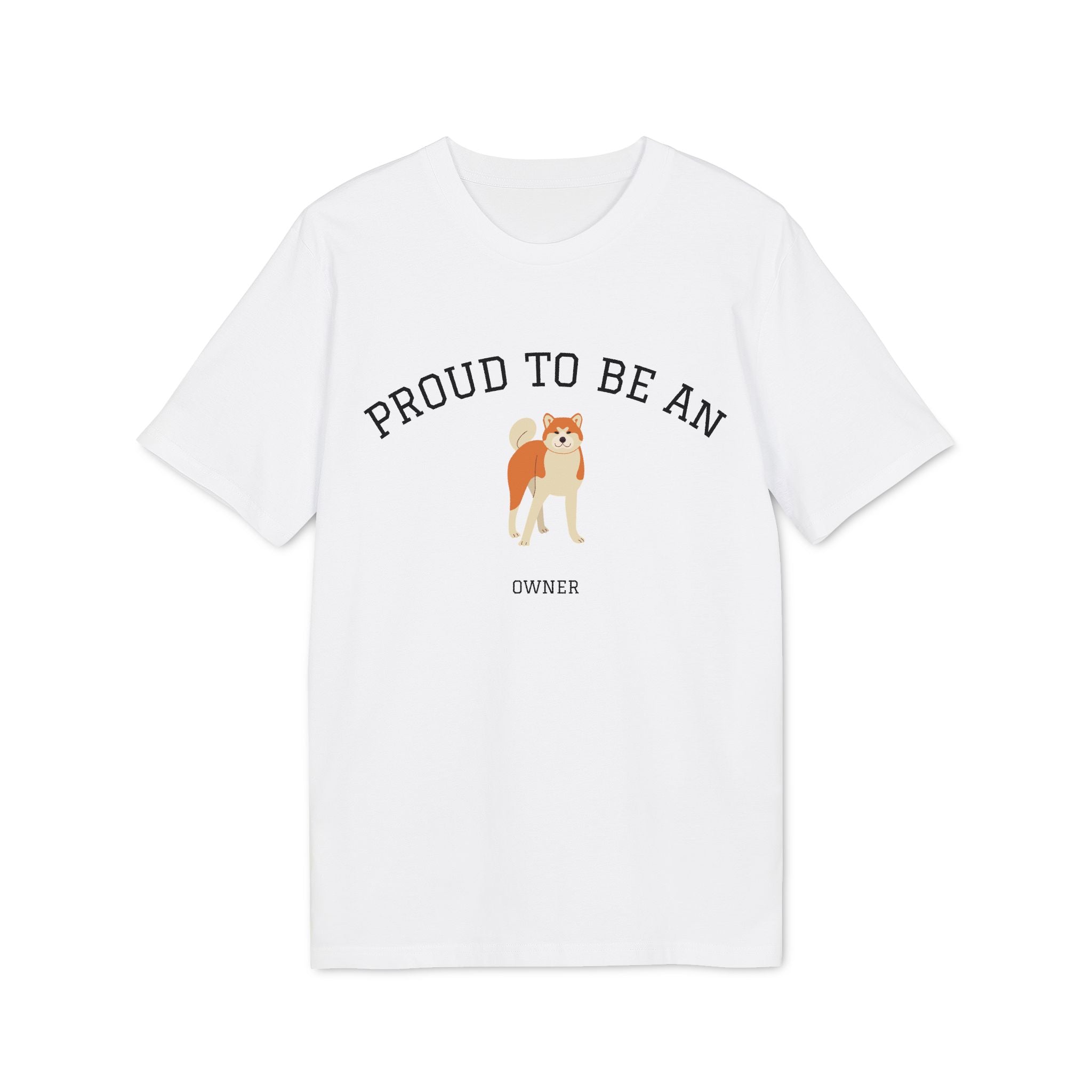 Unisex T-Shirt Dierenliefhebbers – Proud te be an Akita owner - Huurdies