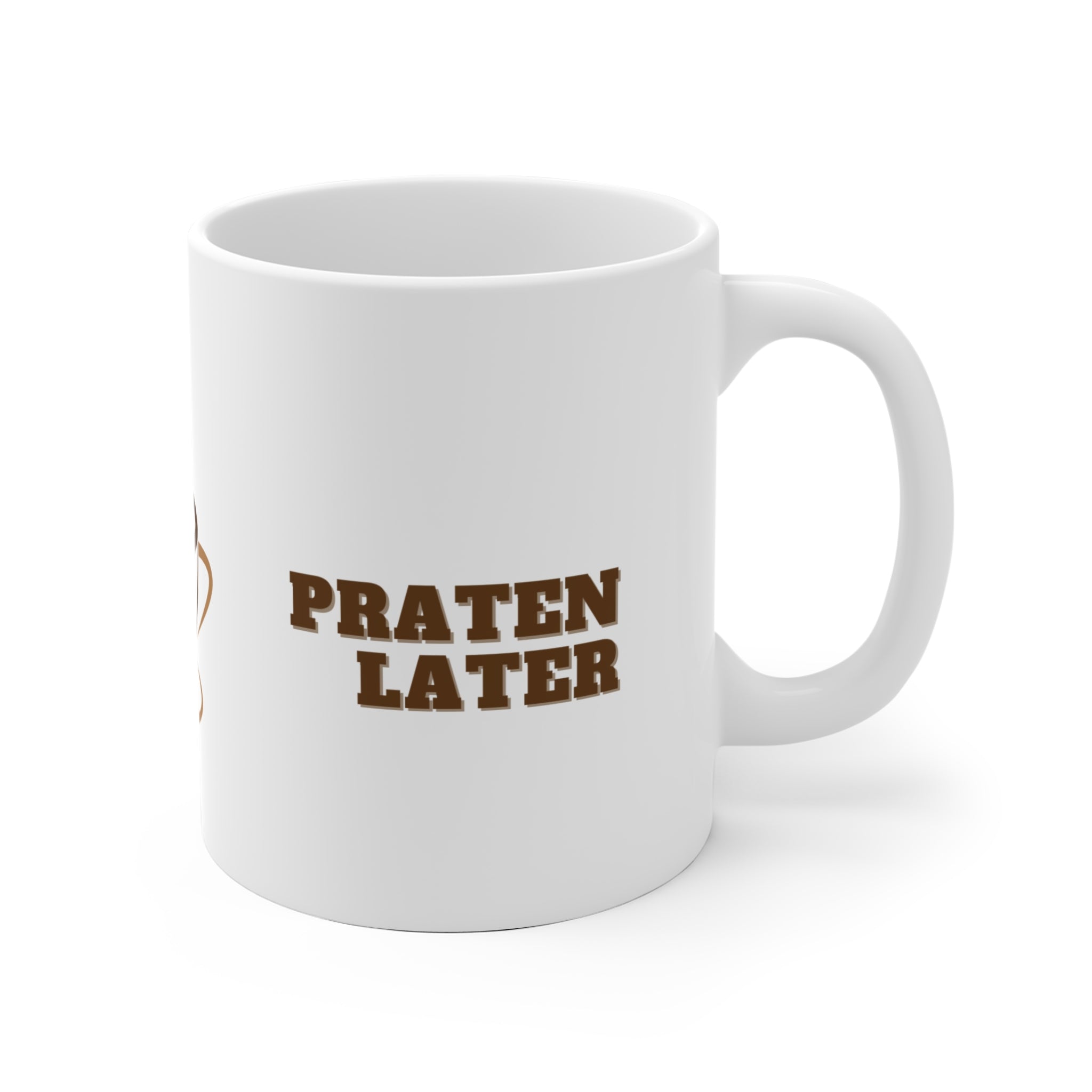 Koffie eerst, Praten Later mok