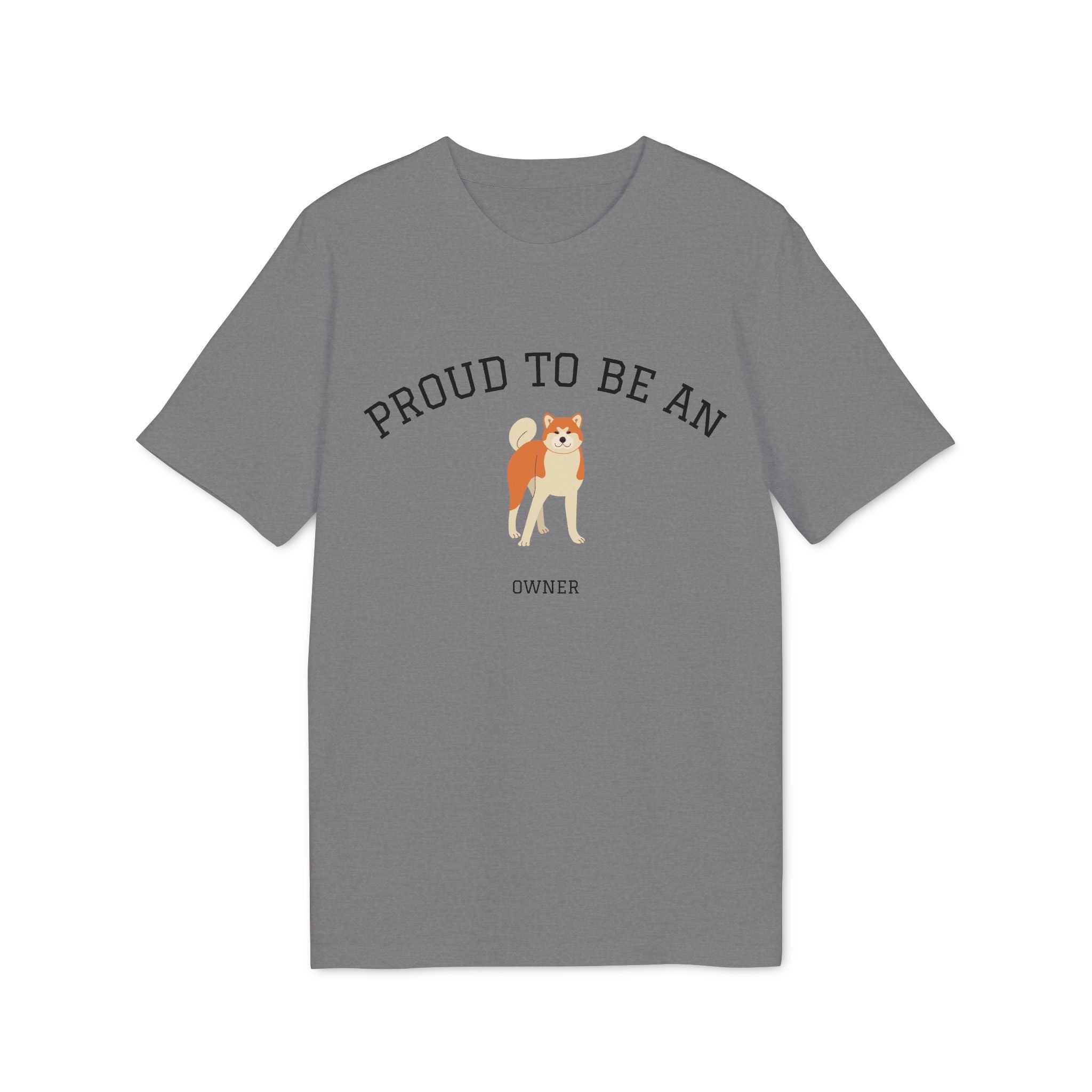 Unisex T-Shirt Dierenliefhebbers – Proud te be an Akita owner - Huurdies
