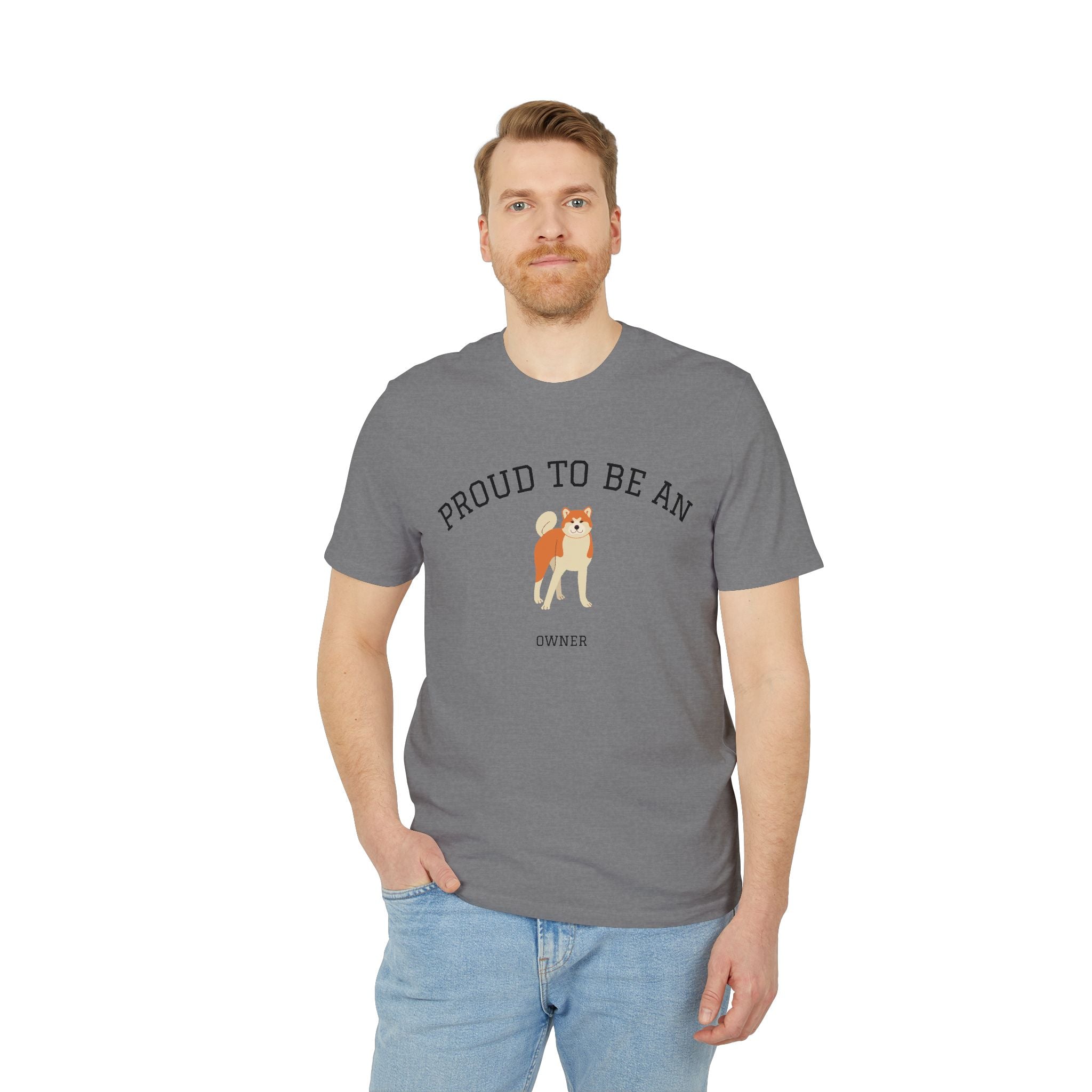 Unisex T-Shirt Dierenliefhebbers – Proud te be an Akita owner - Huurdies