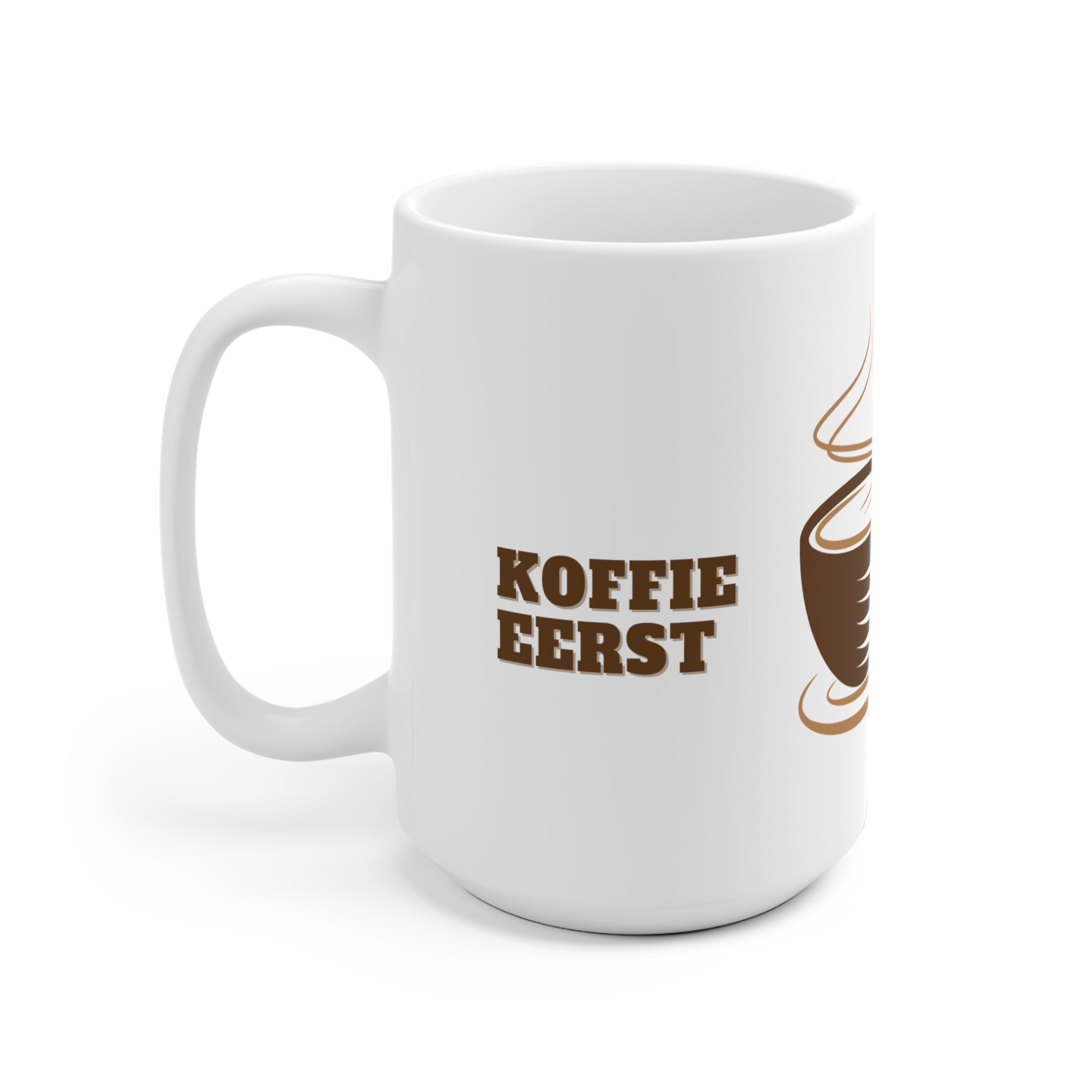 Koffie eerst, Praten Later mok