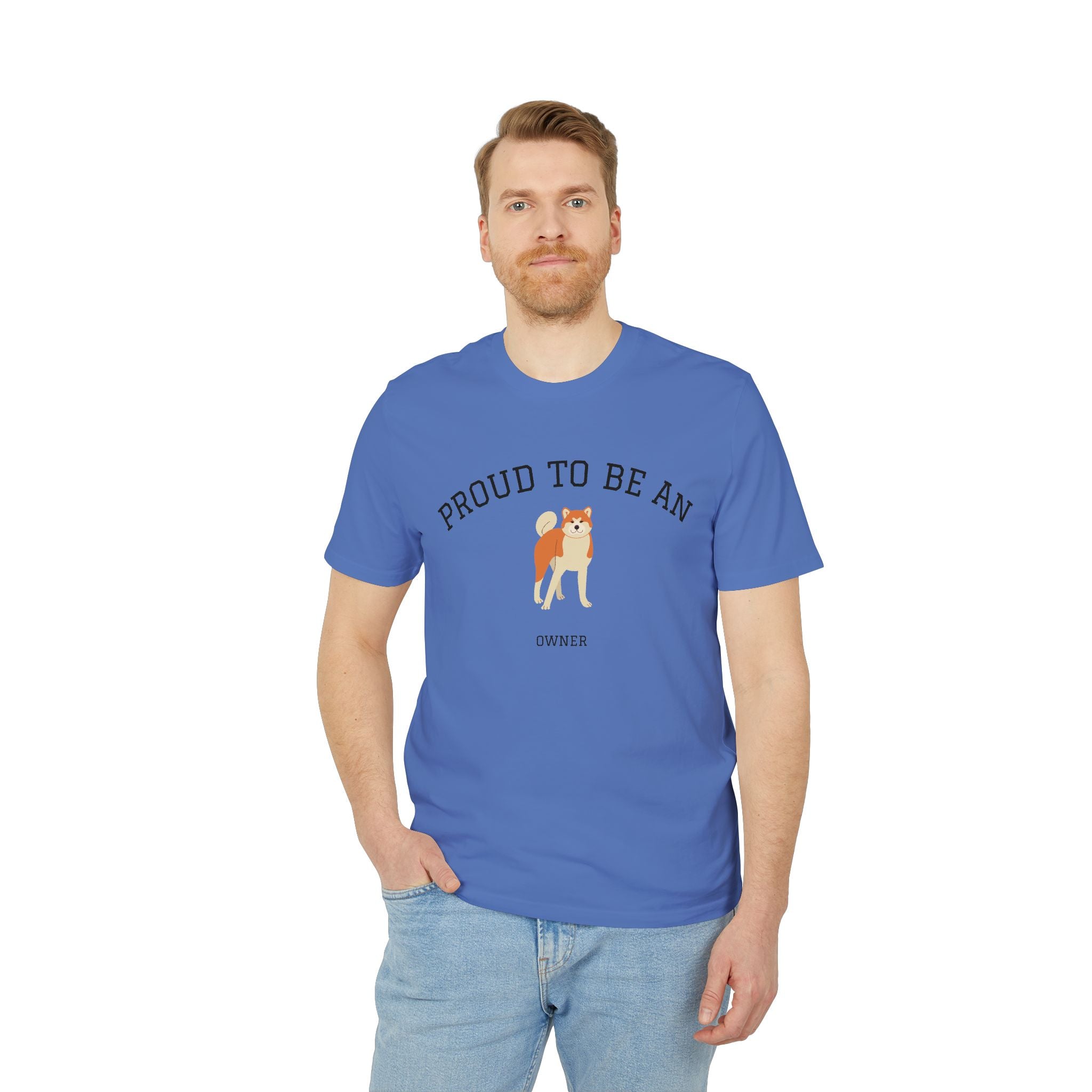 Unisex T-Shirt Dierenliefhebbers – Proud te be an Akita owner - Huurdies