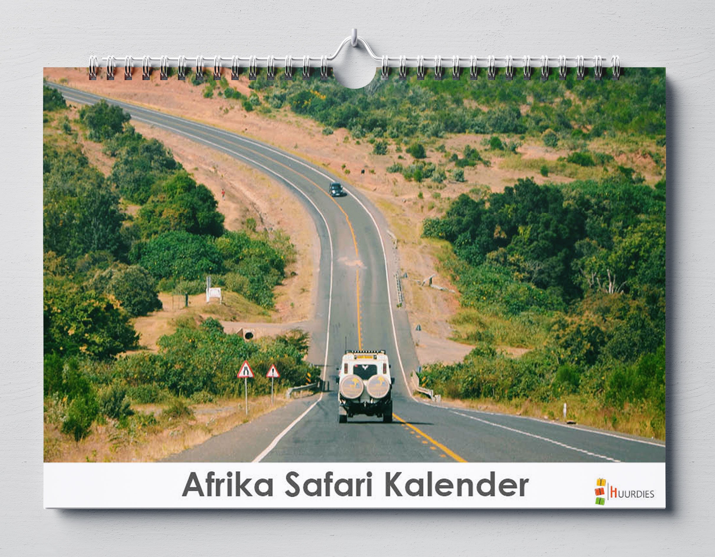 Vooraanzicht Verjaardagskalender Afrika Safari