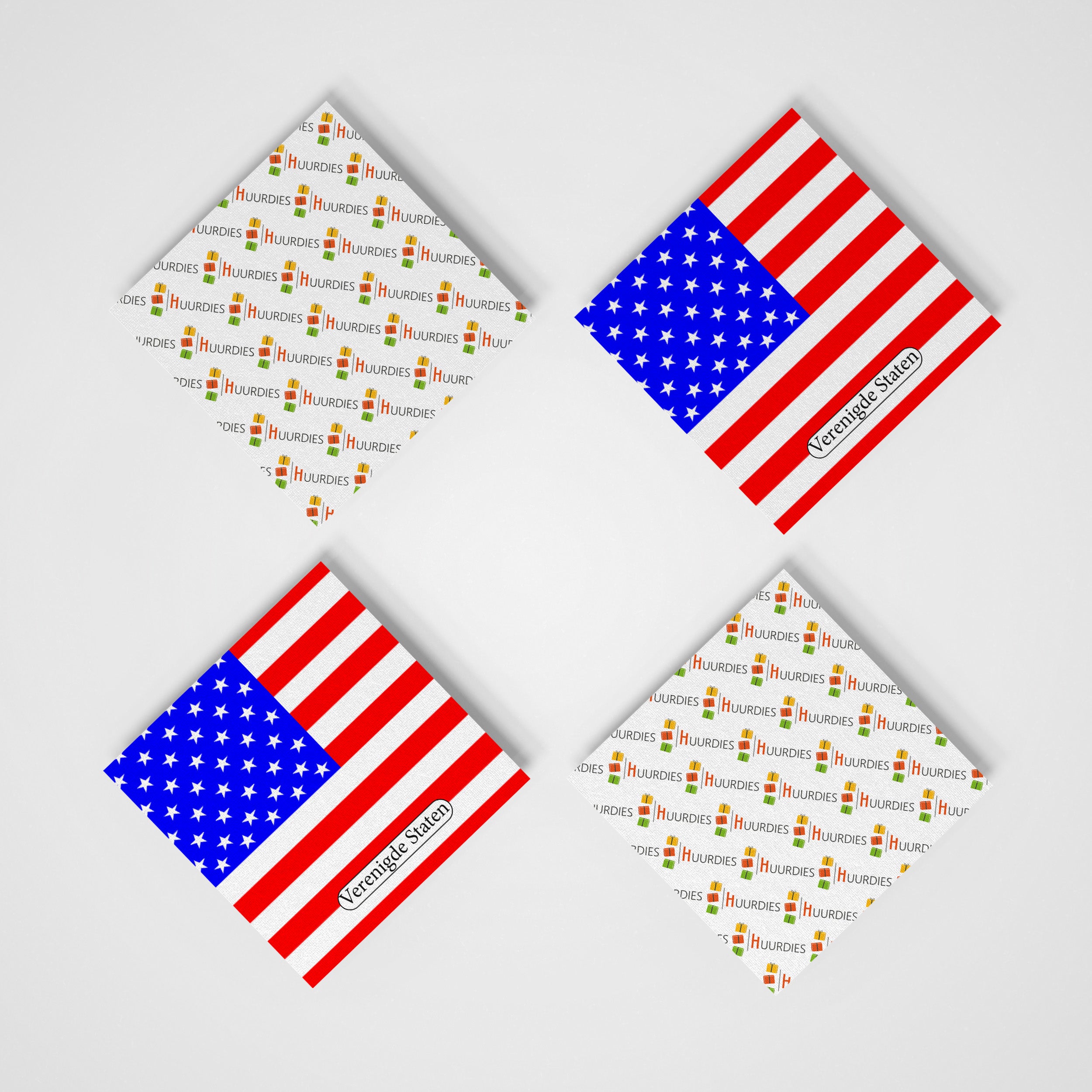 Amerika geheugenspel kaartjes