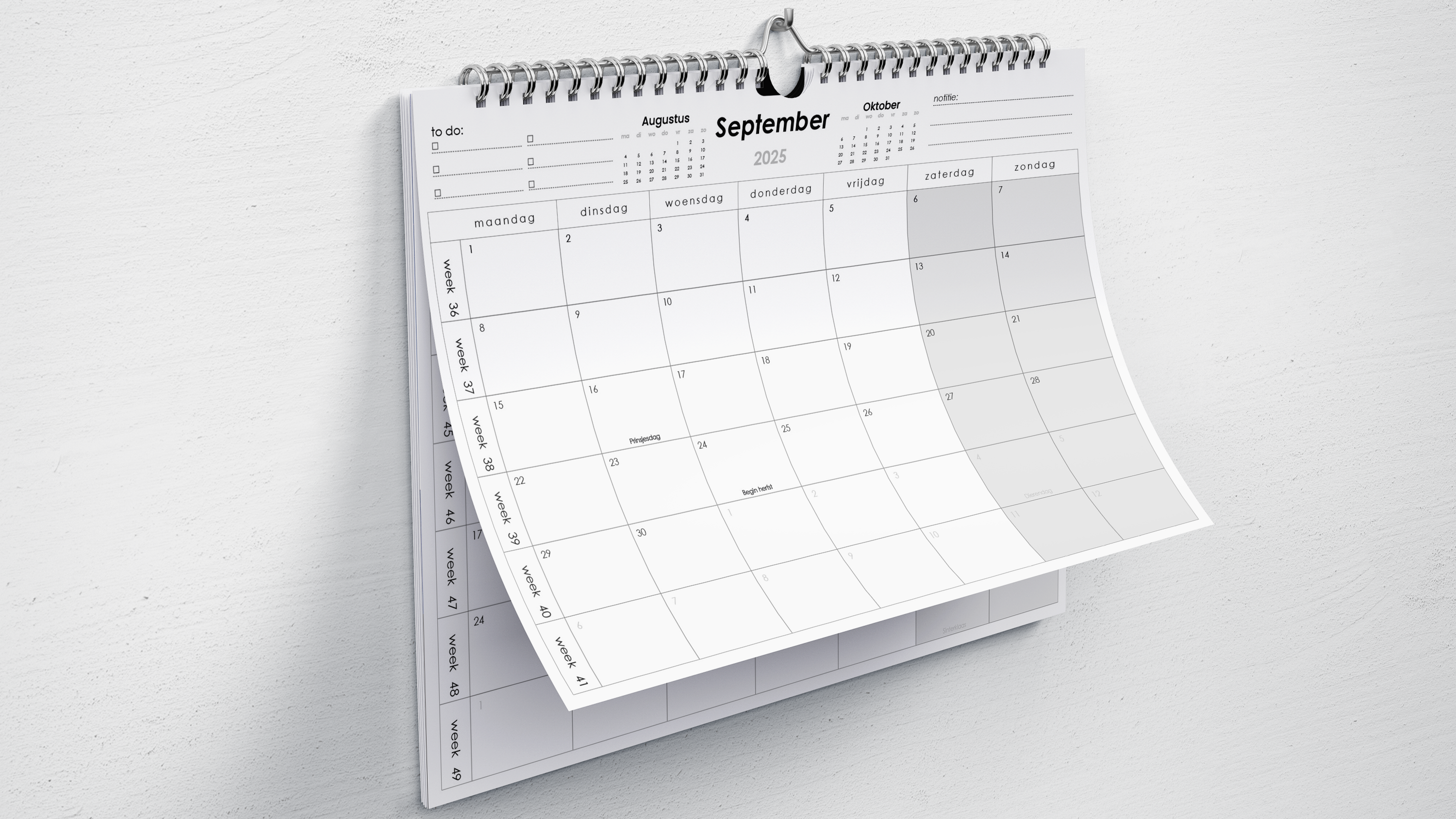 22 maanden kalender
