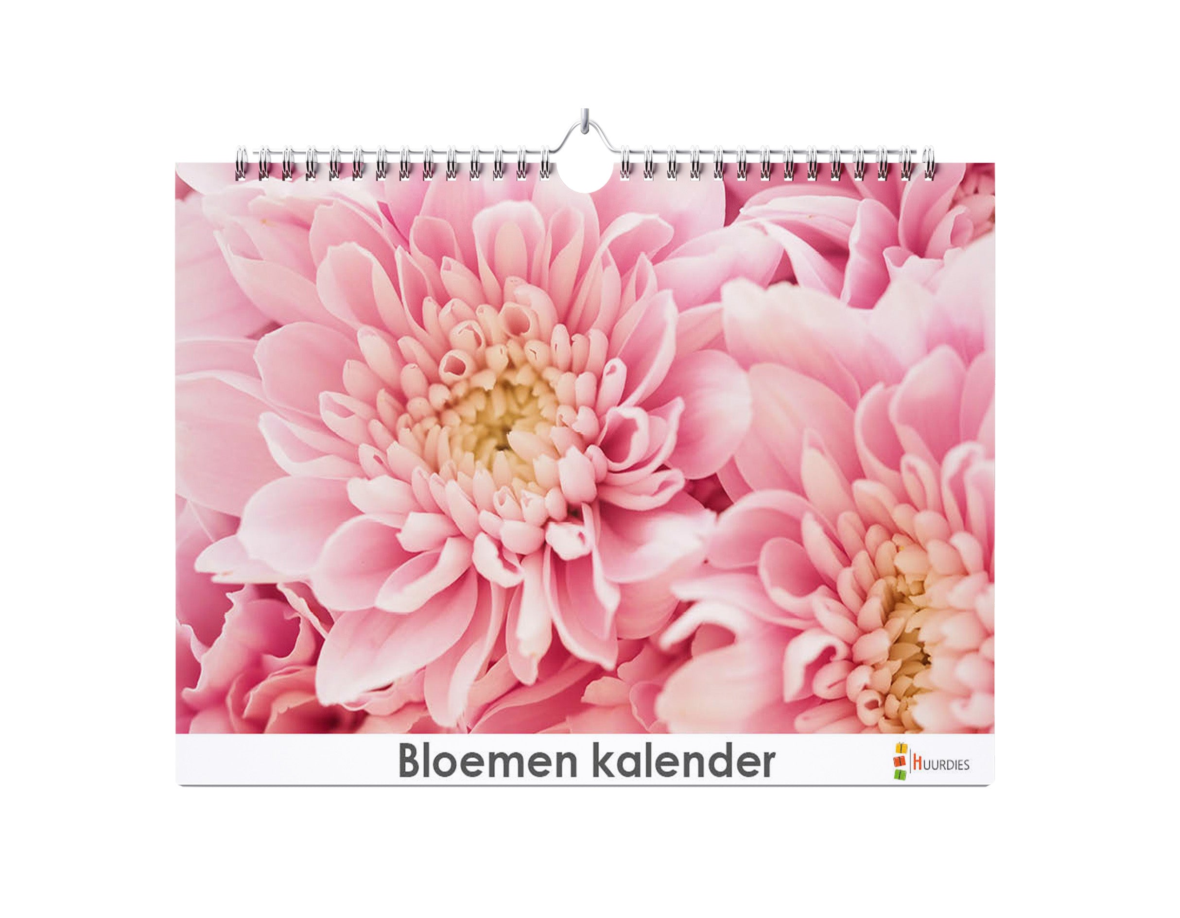 Bloemen verjaardagskalender met afbeelding van bloemen, Huurdies
