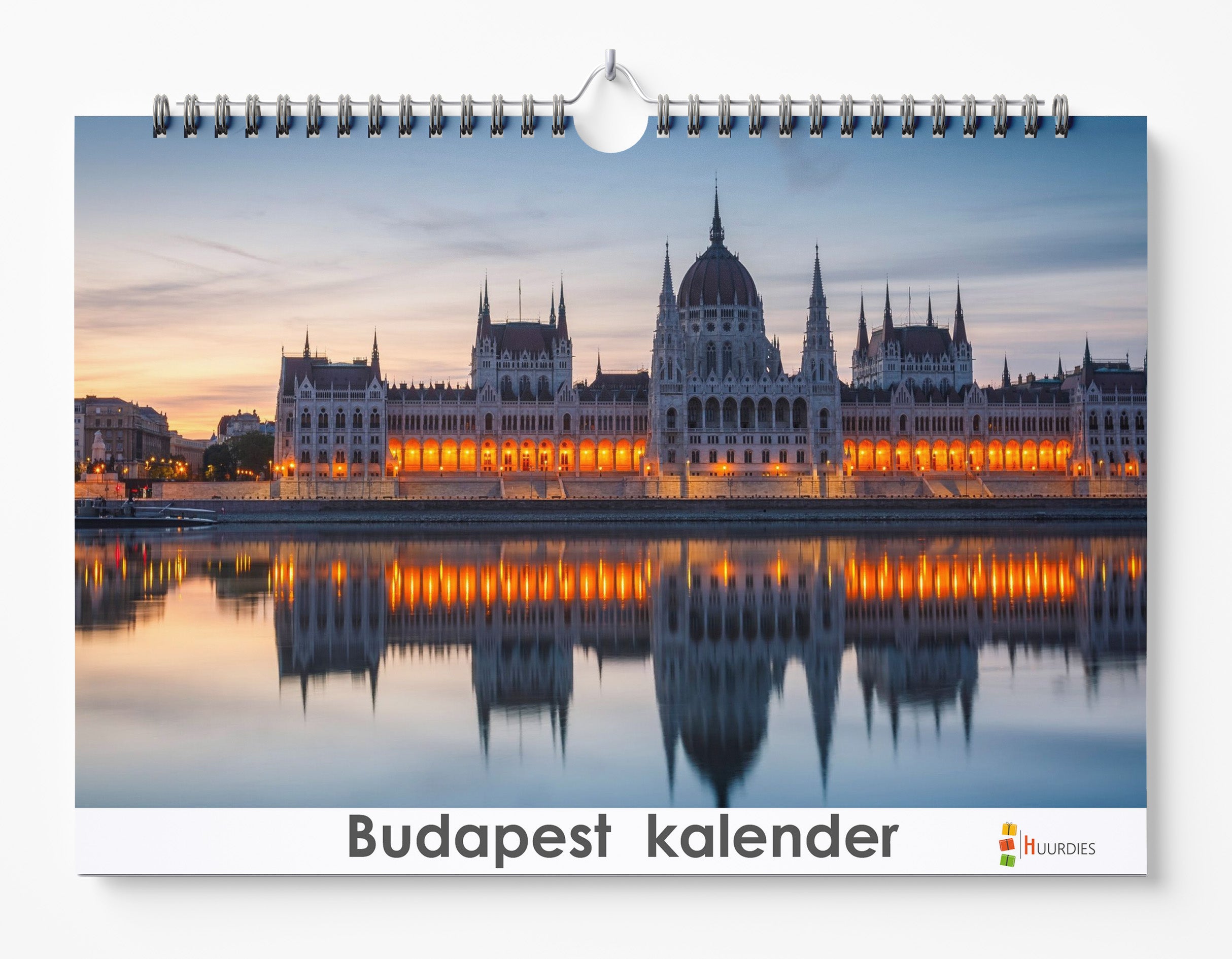 Budapest verjaardagskalender met afbeelding van budapest, Huurdies