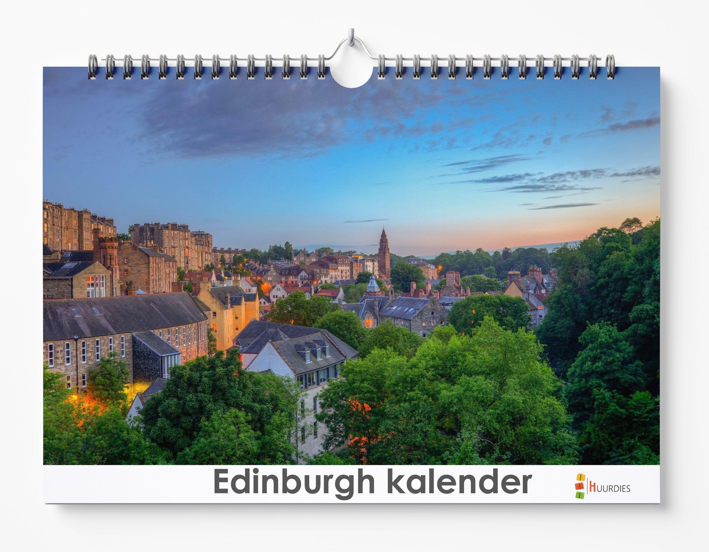 Edinburgh verjaardagskalender met afbeelding van edinburgh, Huurdies