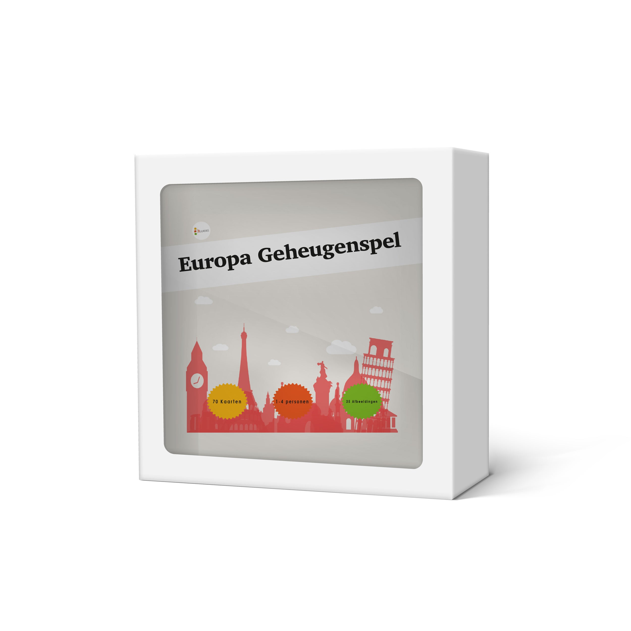 Europa geheugenspel doosje