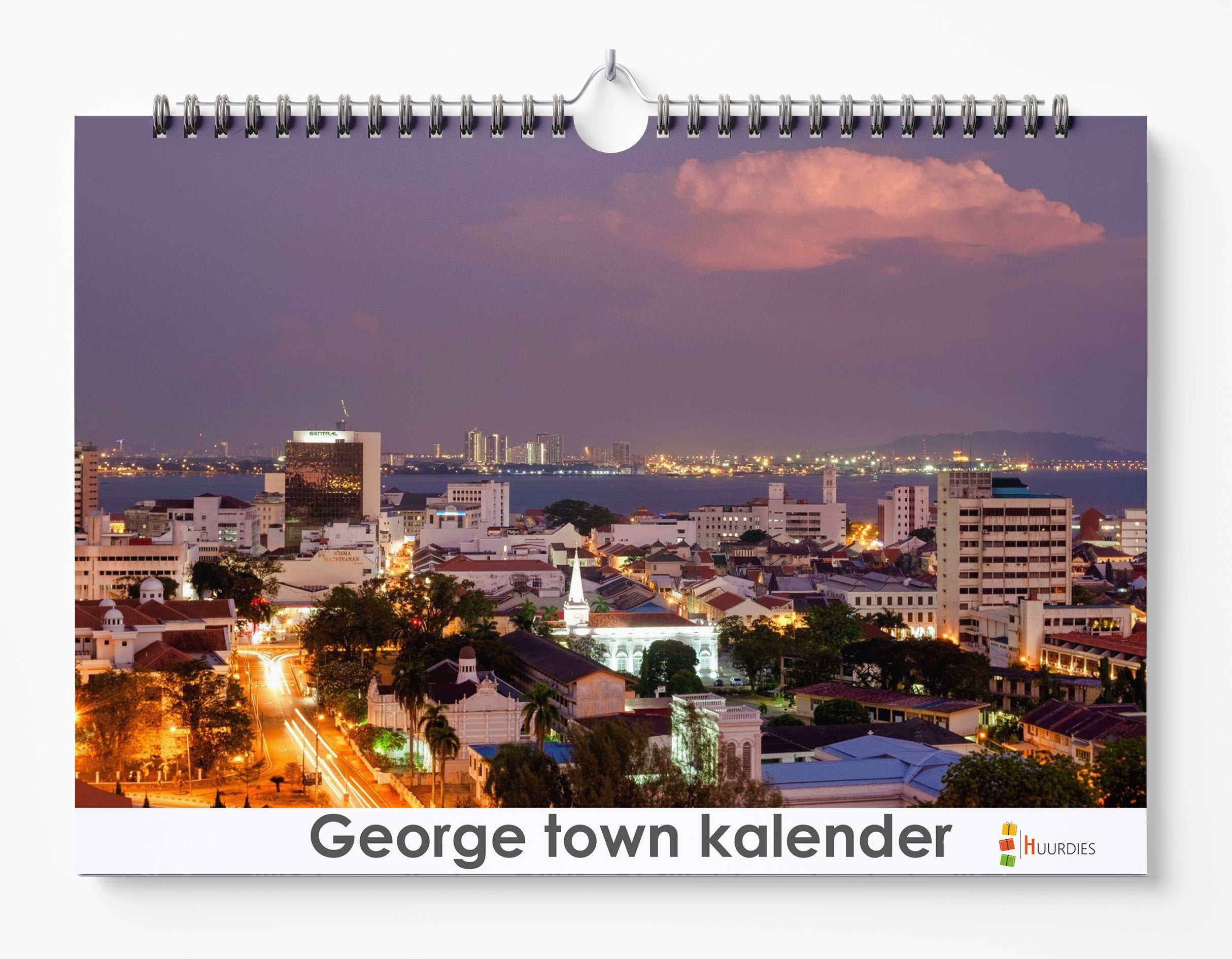 Georgetown verjaardagskalender met afbeelding van georgetown, Huurdies