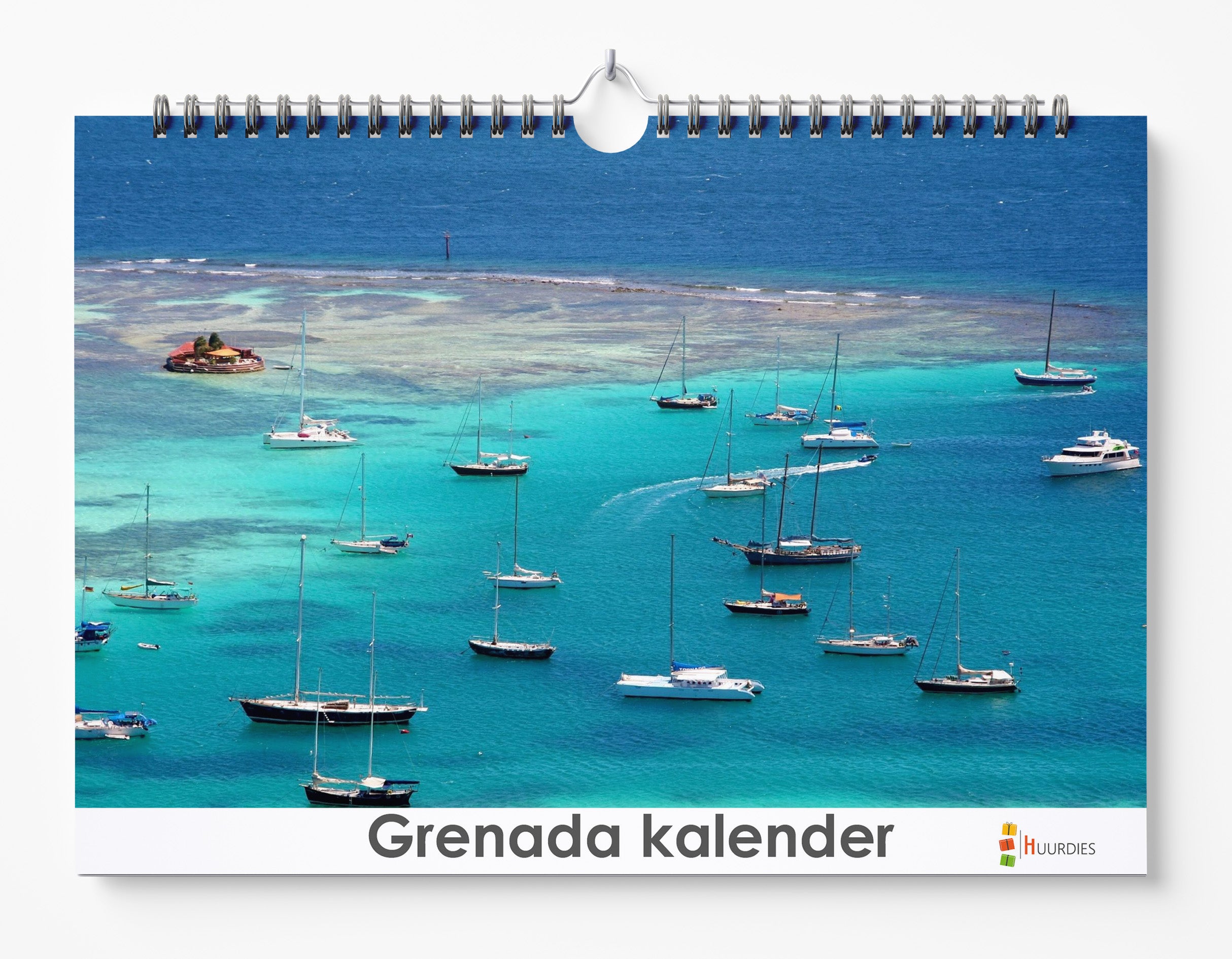 Grenada verjaardagskalender met afbeelding van grenada, Huurdies
